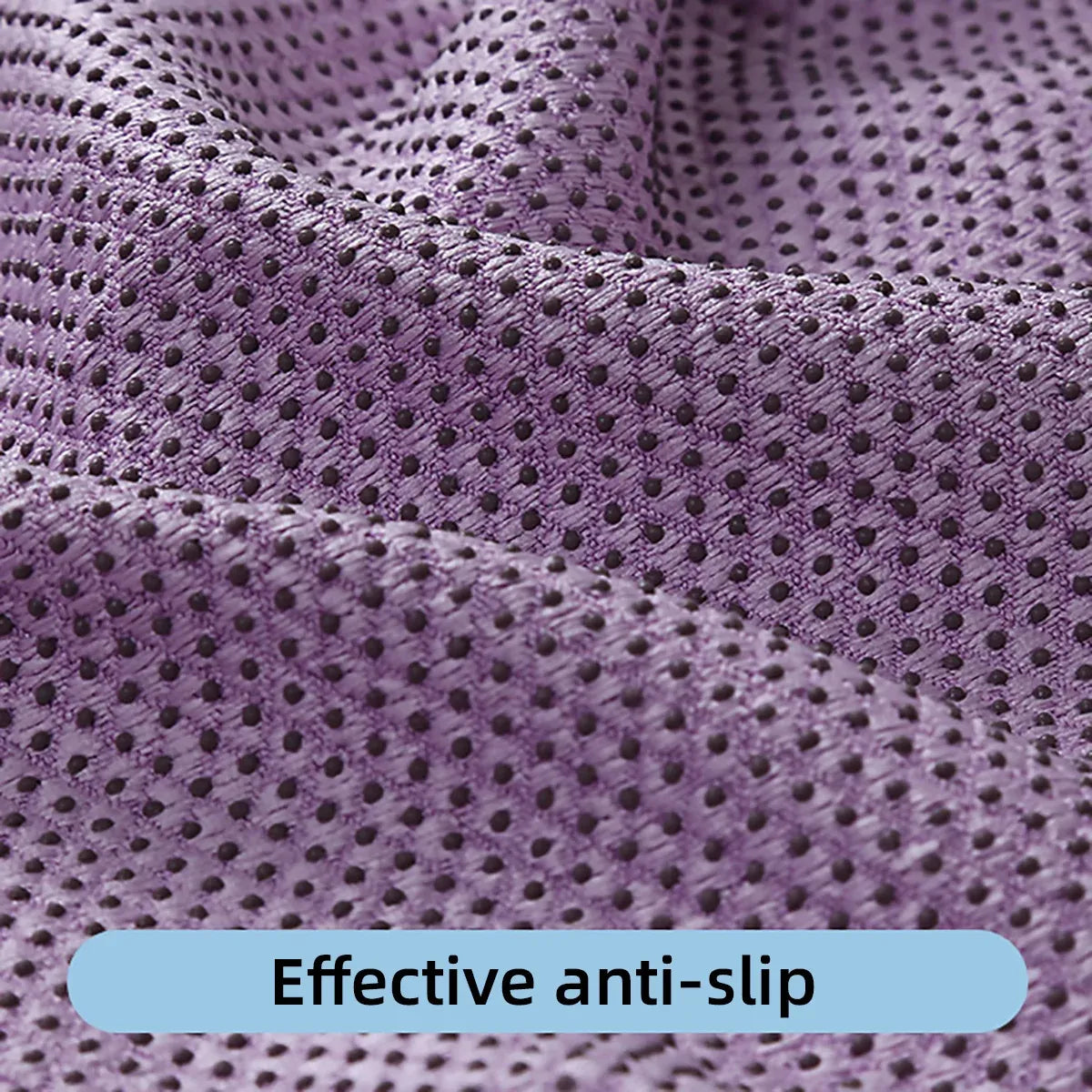 Sports Fitness Ultra Fine Fiber Sweat-Absorbent Diamond Pattern Yoga Towel - Grey