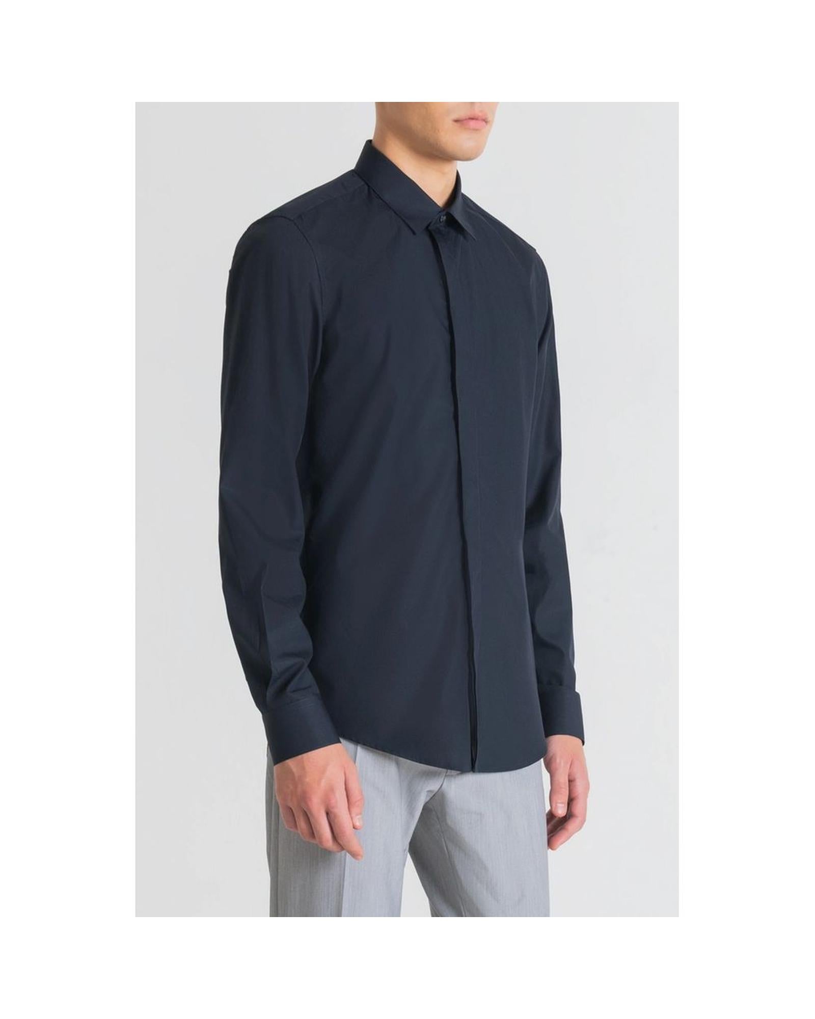 Antony Morato Men's Blue Cotton Shirt - 54 IT