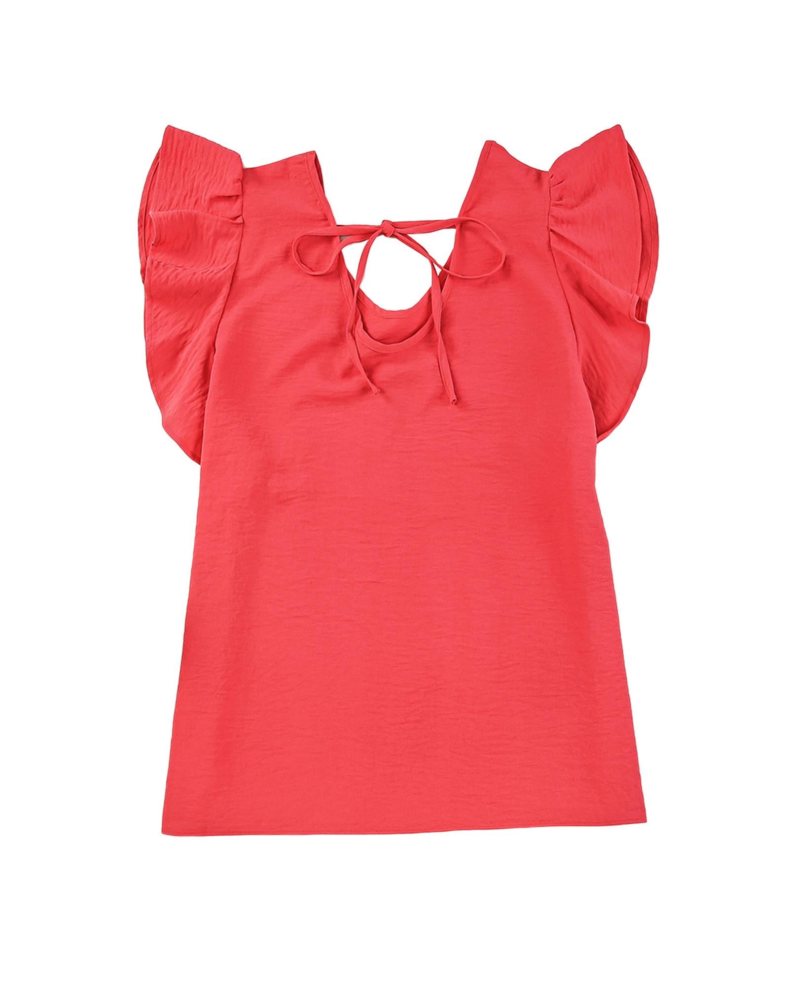 Azura Exchange Ruffle Sleeve Loose Top - XL