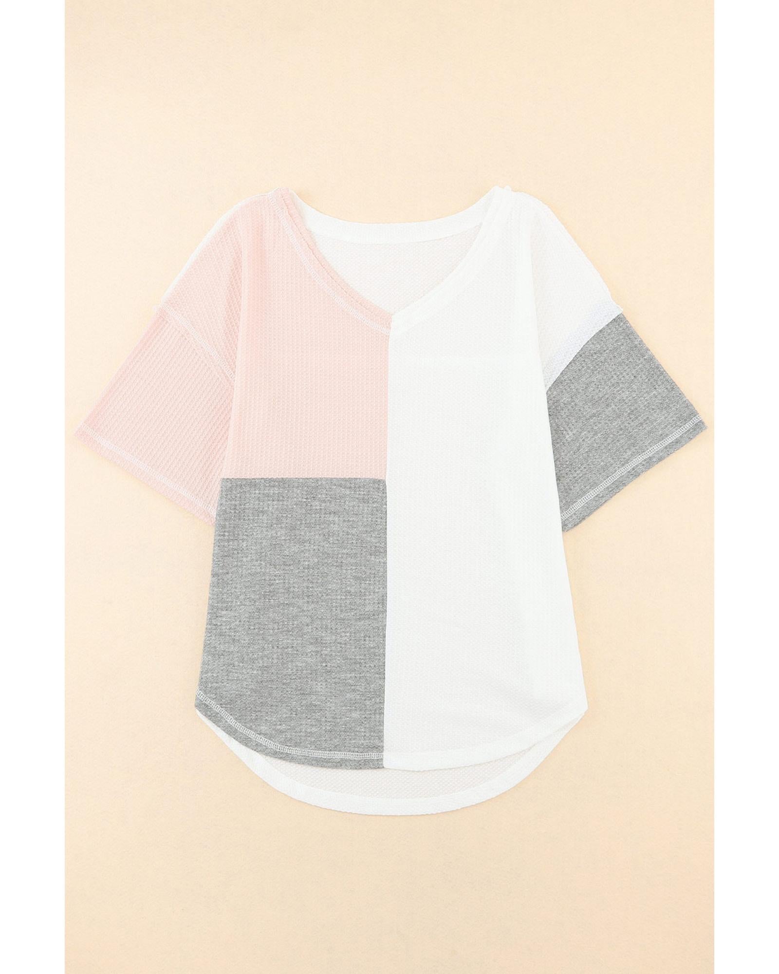 Azura Exchange Colorblock Long Sleeve Oversized Top - L