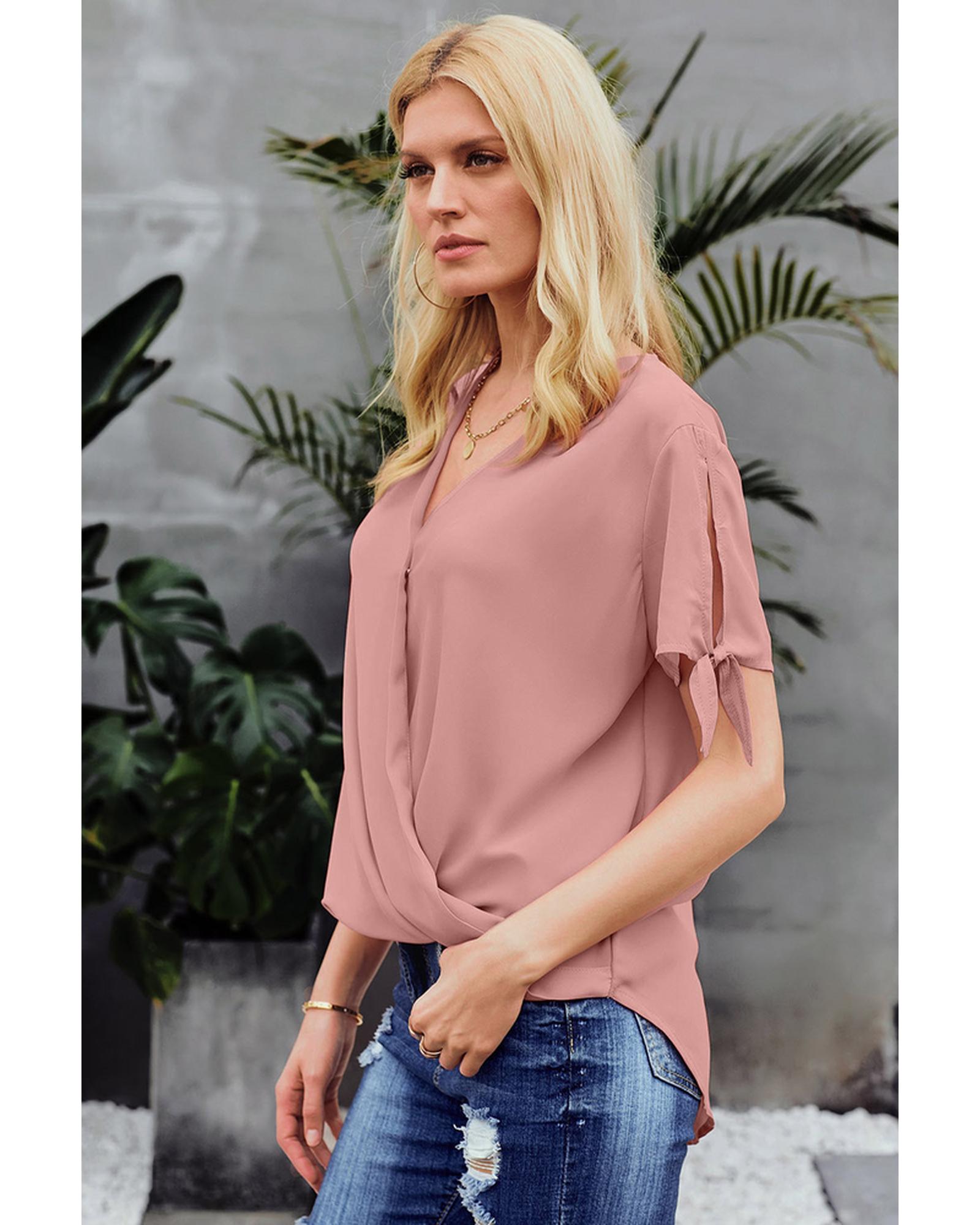 Azura Exchange Drape Blouse - 2XL
