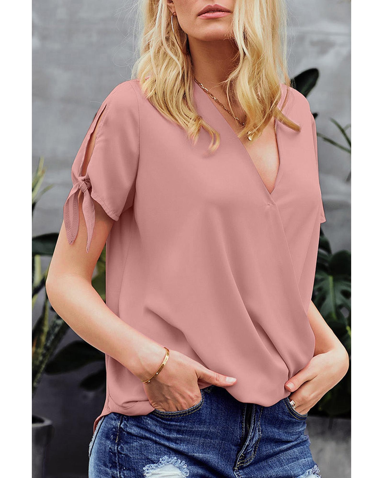 Azura Exchange Drape Blouse - M