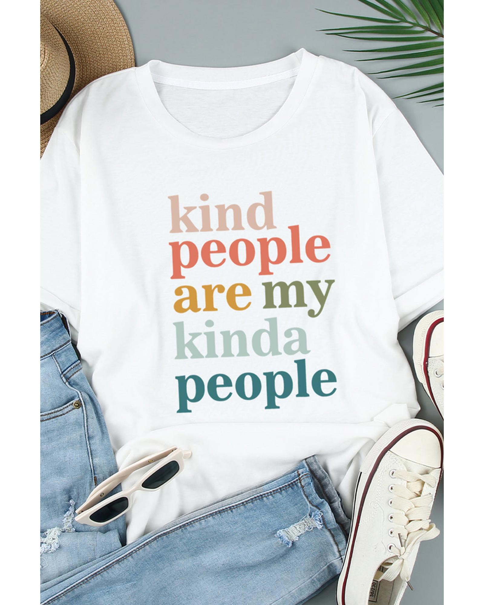 Azura Exchange Kind People Are My Kinda People T-Shirt - L