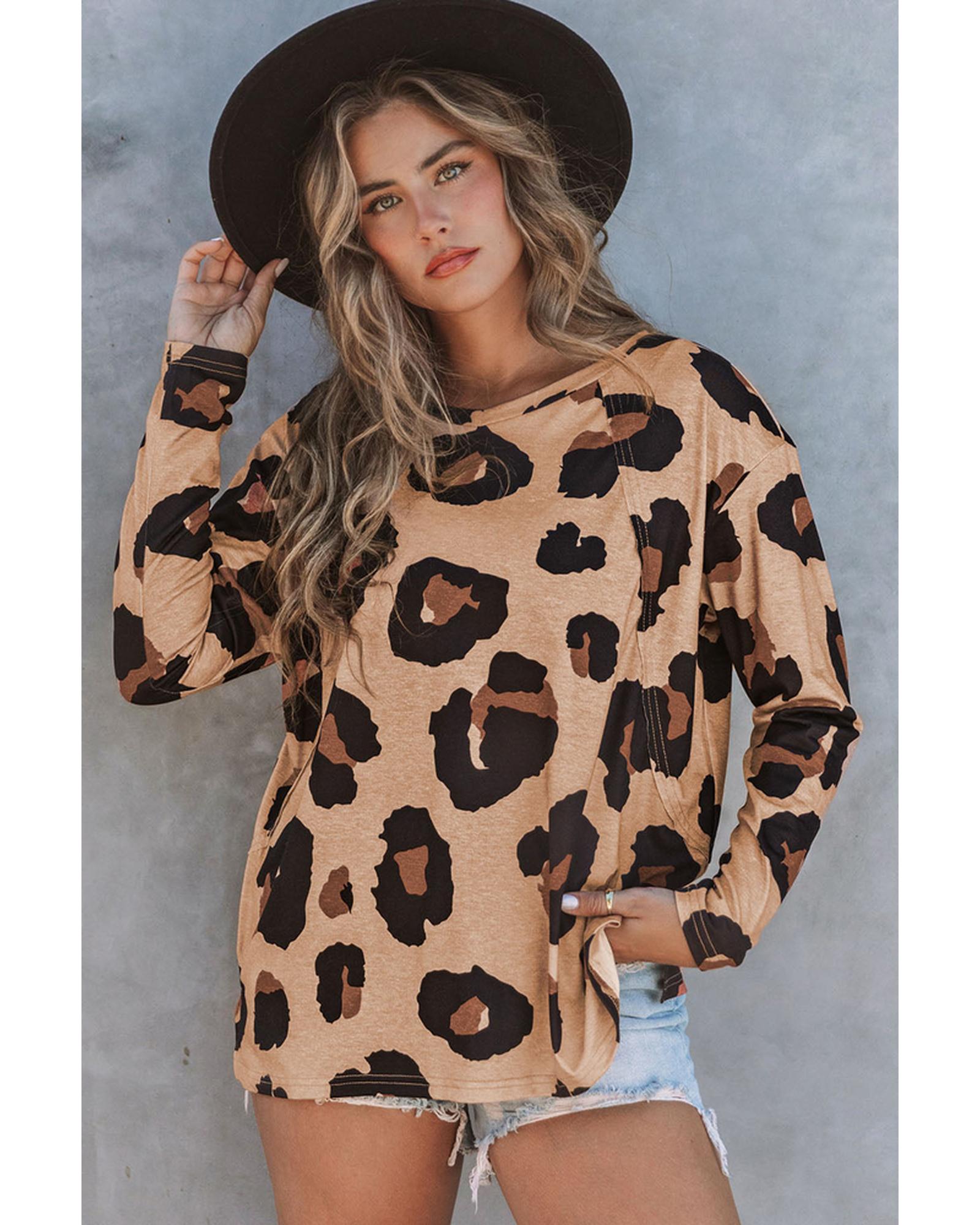Azura Exchange Long Sleeve Loose Top - S