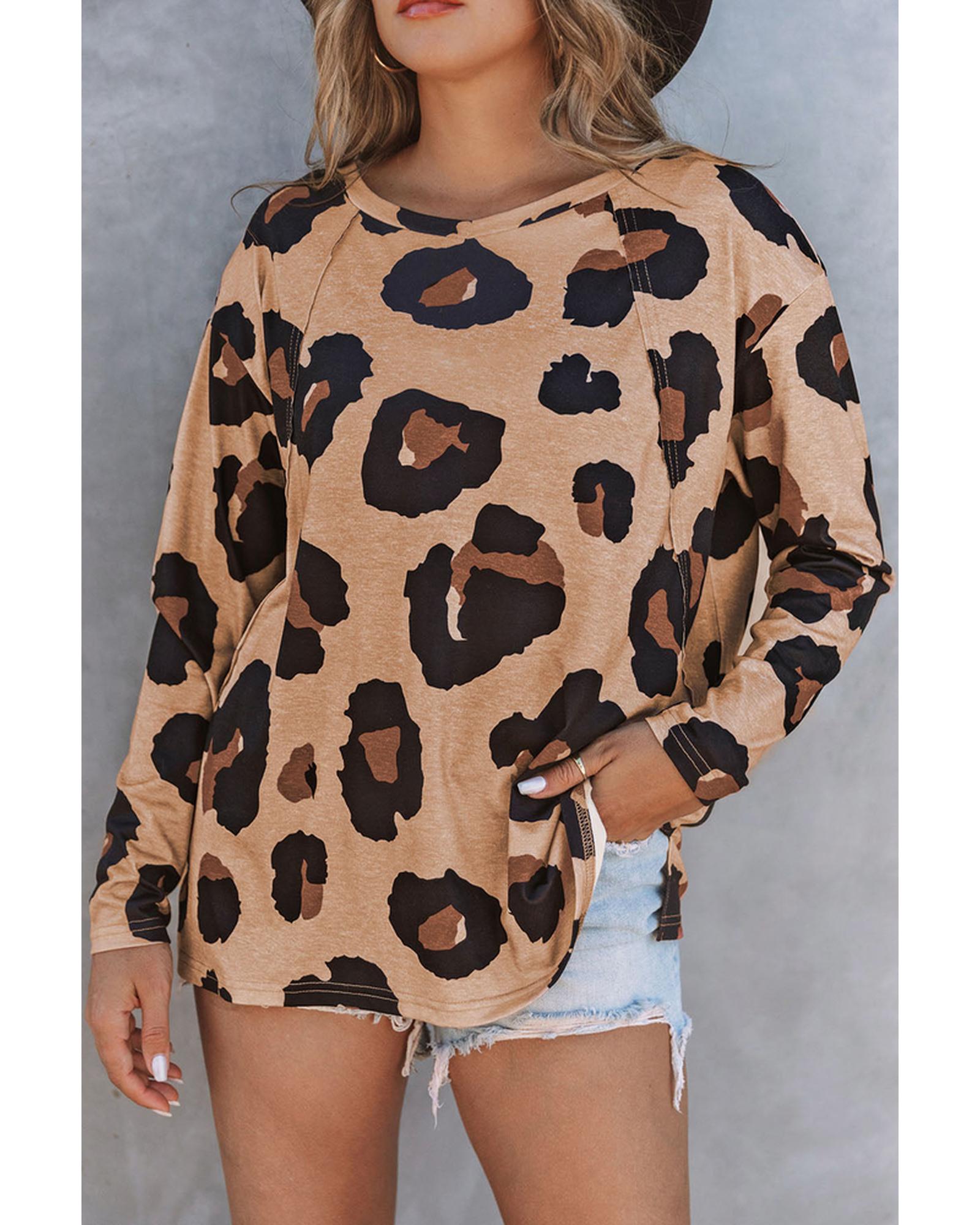 Azura Exchange Long Sleeve Loose Top - S