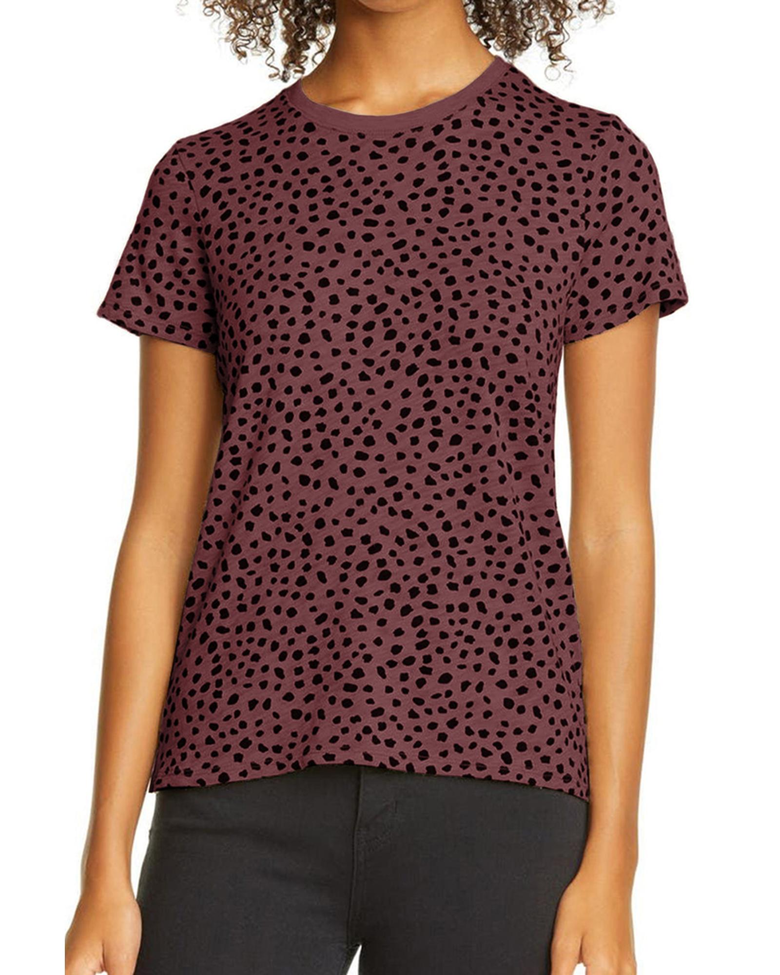 Azura Exchange Cheetah Print Short Sleeve T-Shirt - XL