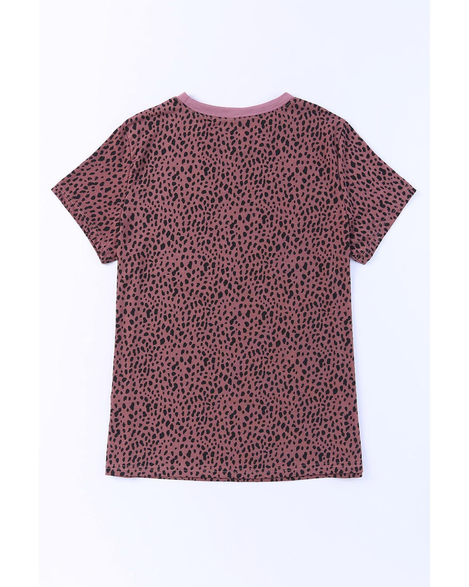 Azura Exchange Cheetah Print Short Sleeve T-Shirt - XL