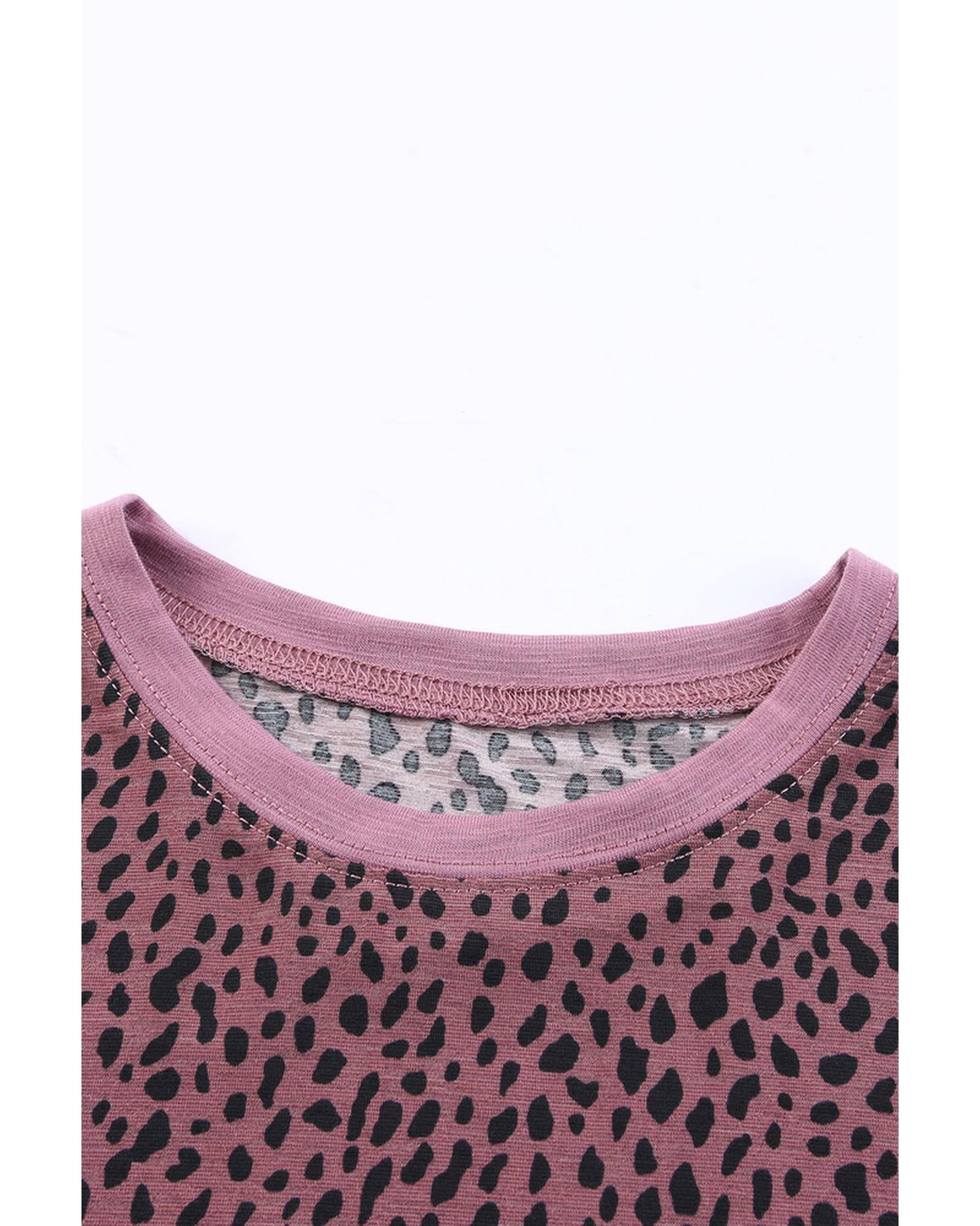 Azura Exchange Cheetah Print Short Sleeve T-Shirt - XL