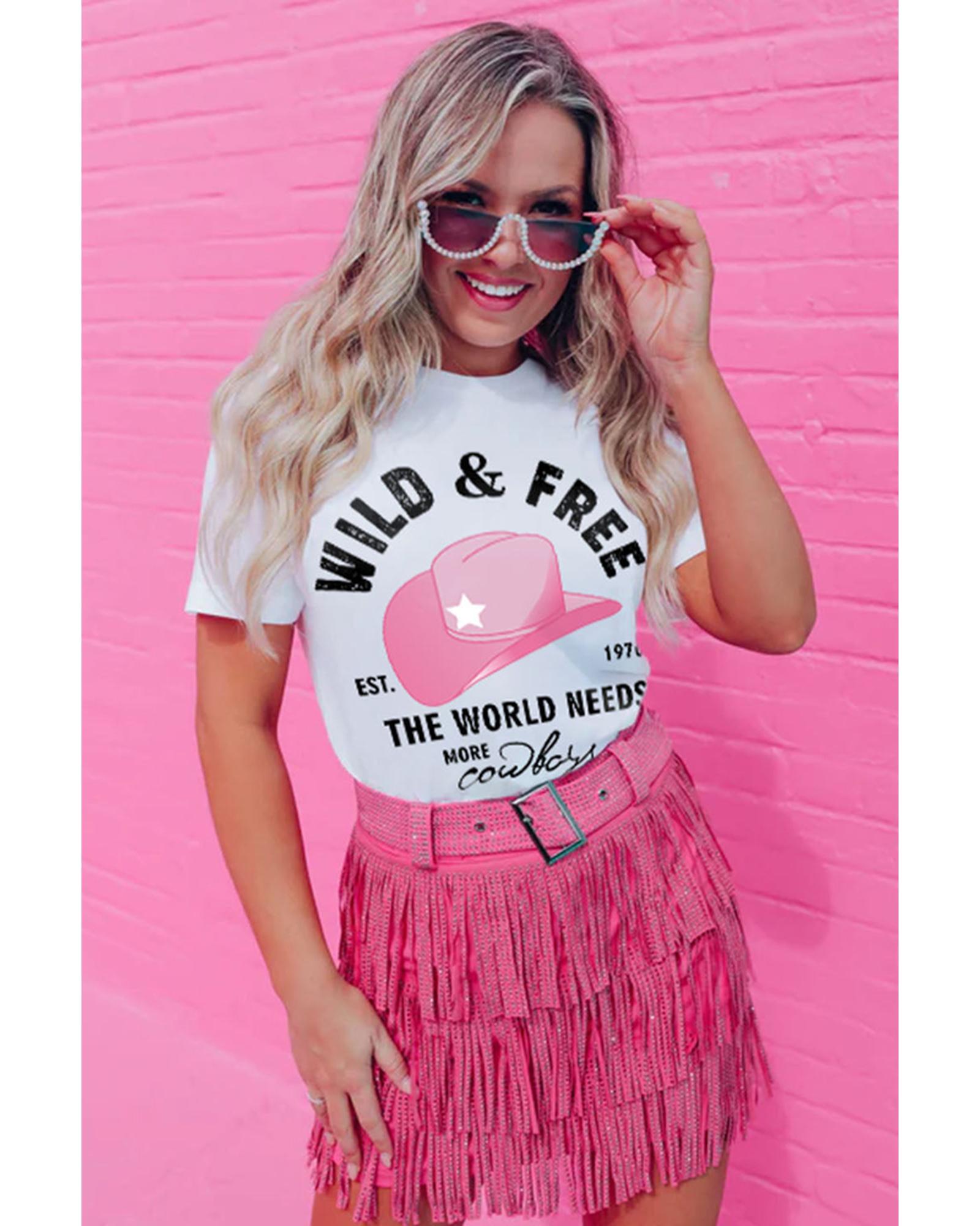 Azura Exchange Cowboys Fashion Graphic Tee - S