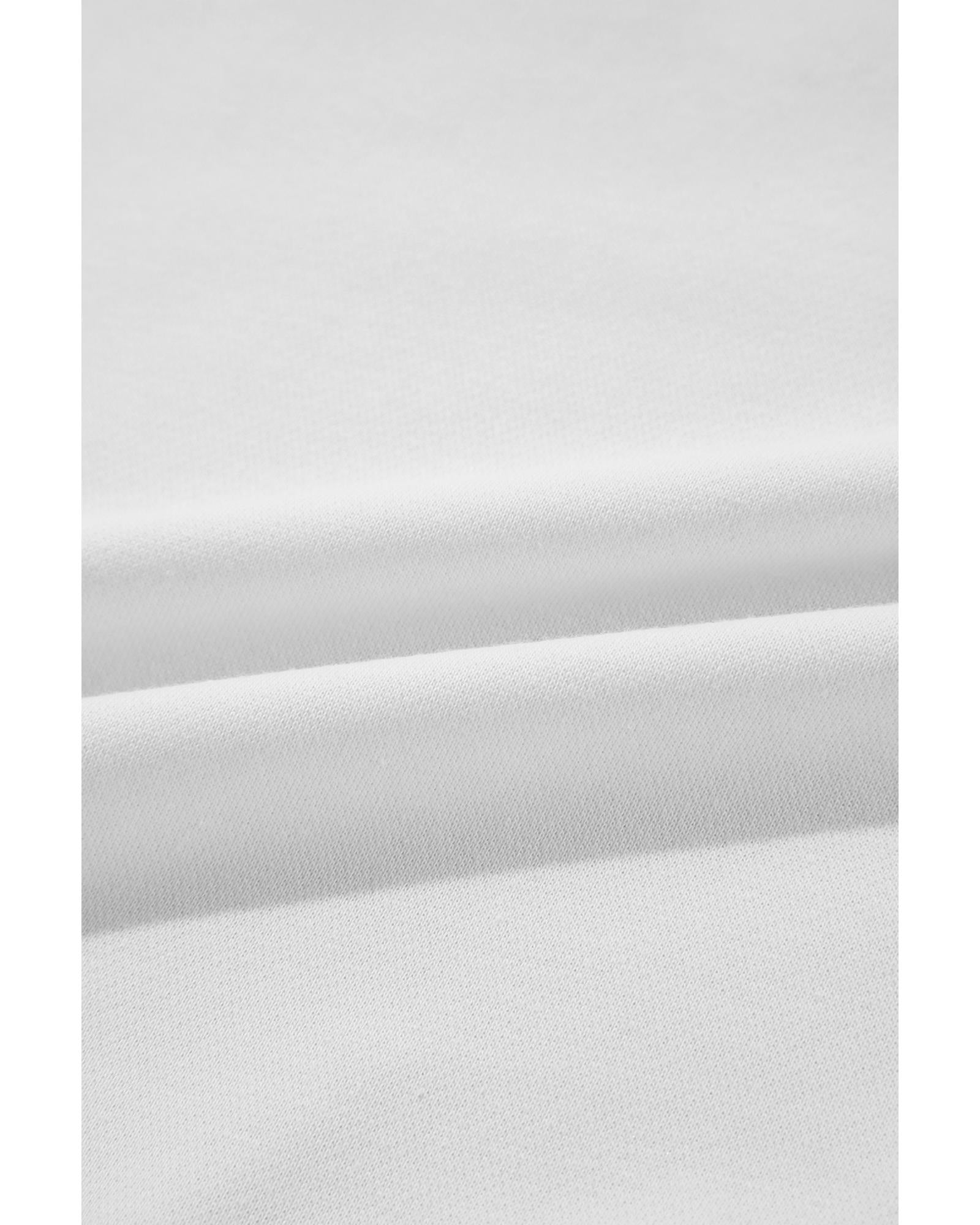 White BIRTHDAY QUEEN Graphic Balloon Sleeve Sweatshirt - 2XL