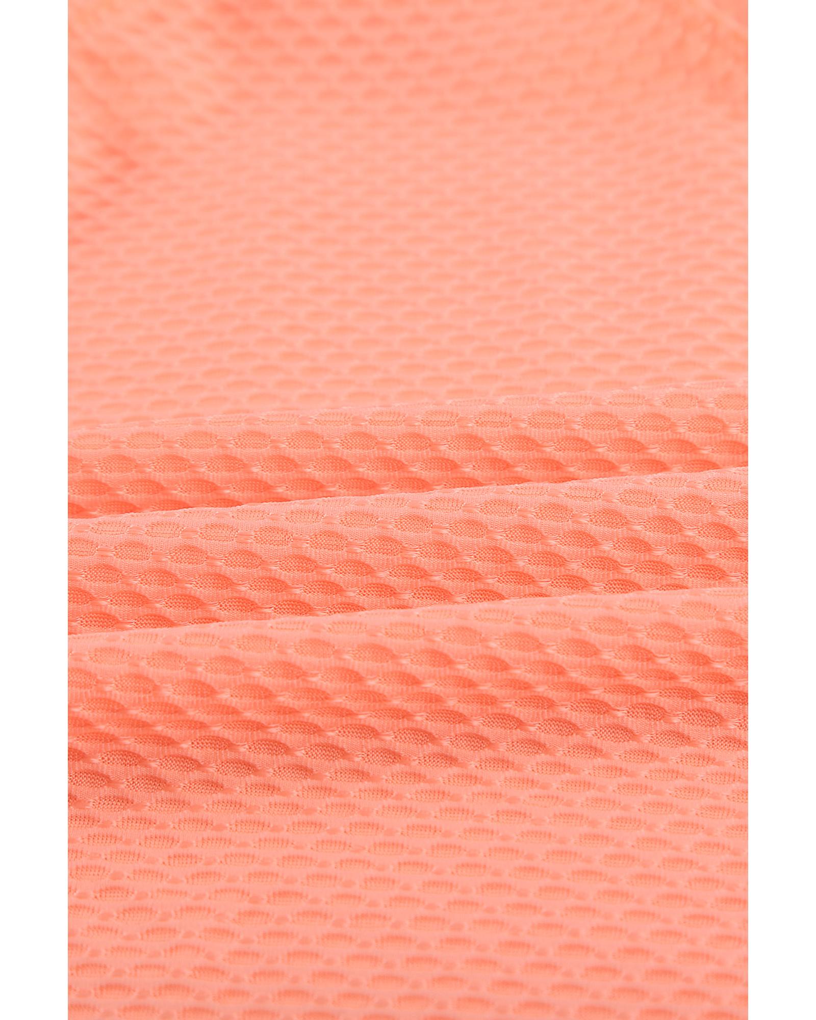 Azura Exchange Orange Printed Splicing Racerback Tankini - 2XL