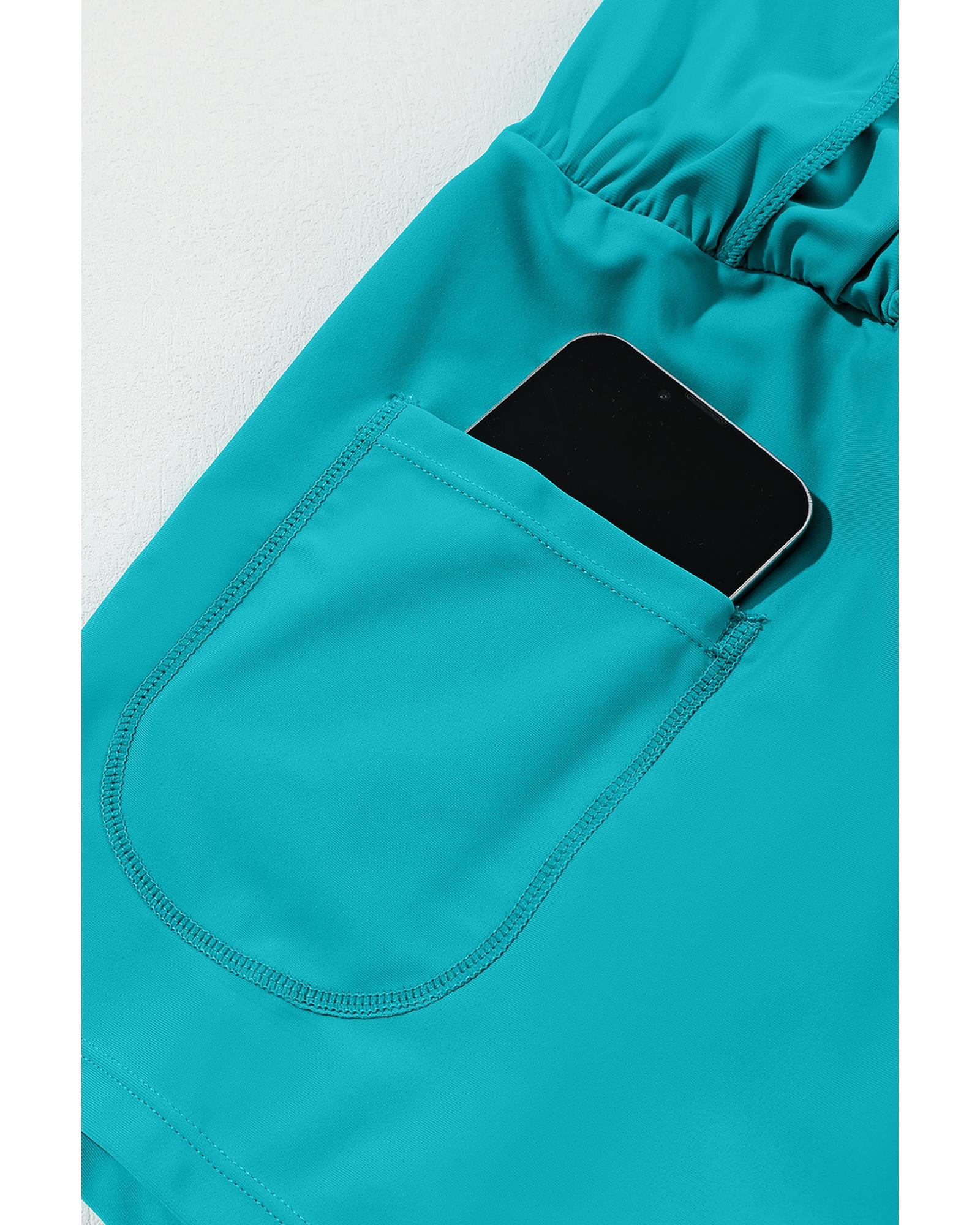 Skobeloff Pocketed Wide Waistband Swim Shorts - S