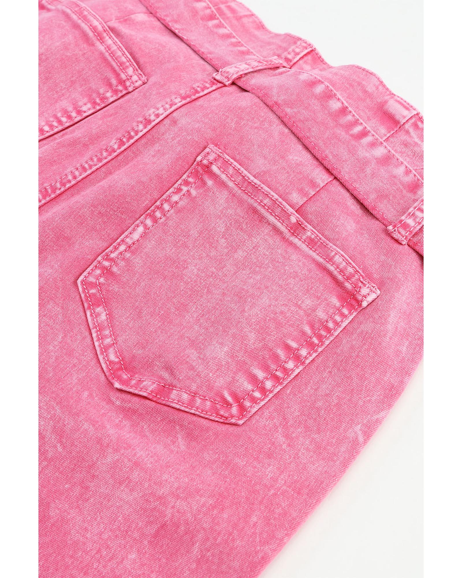 Azura Exchange High Waist Flare Leg Front Knot Jeans - 6 US