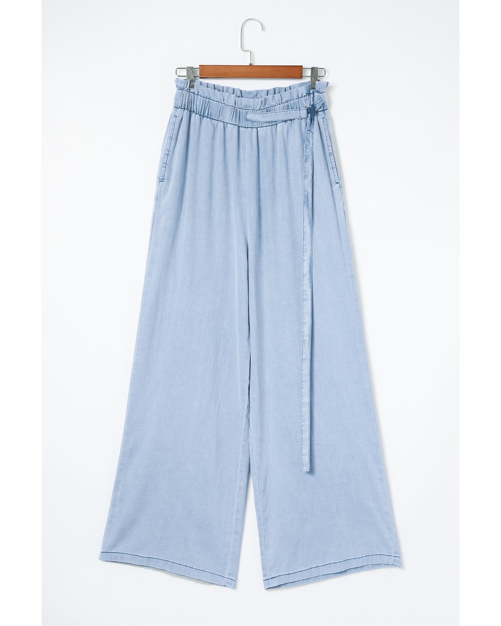 Azura Exchange High Waist Wide Leg Tencel Jeans - 4 US