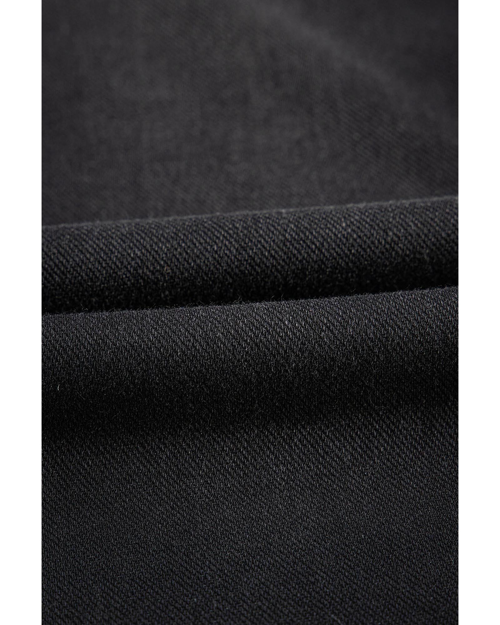 Black Arched Waist Stretchy Slim Fit Jeggings - S