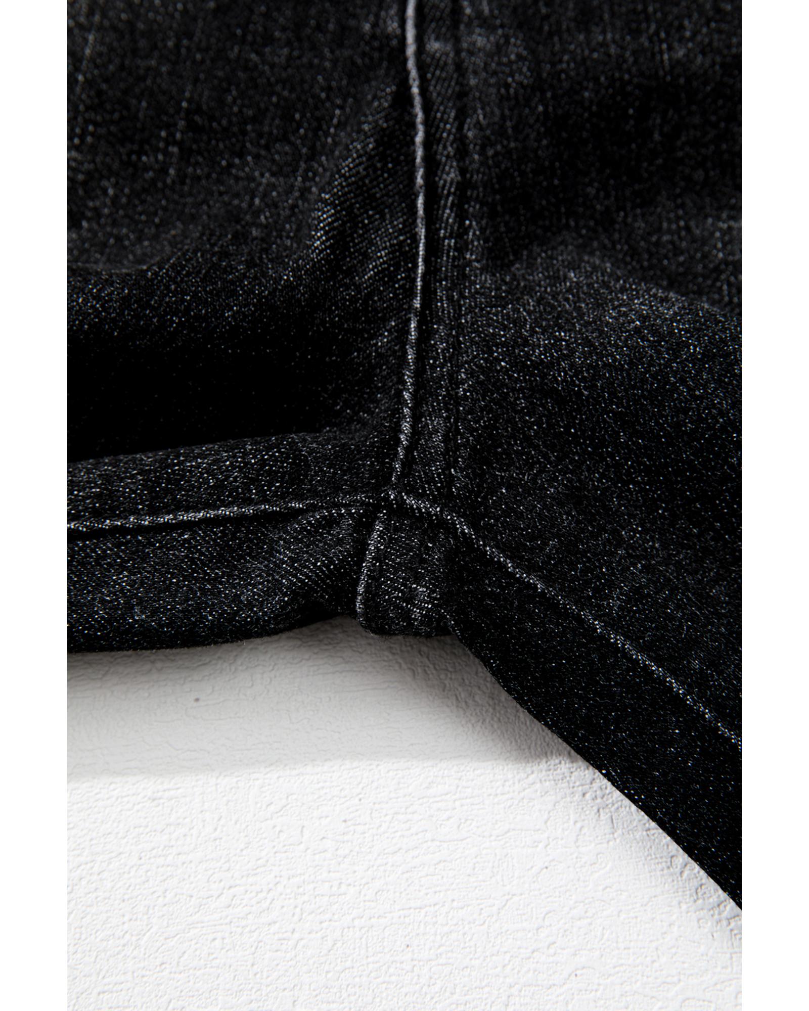 Carbon Grey Mineral Wash Raw Hem High Waist Flared Jeans - 8 US