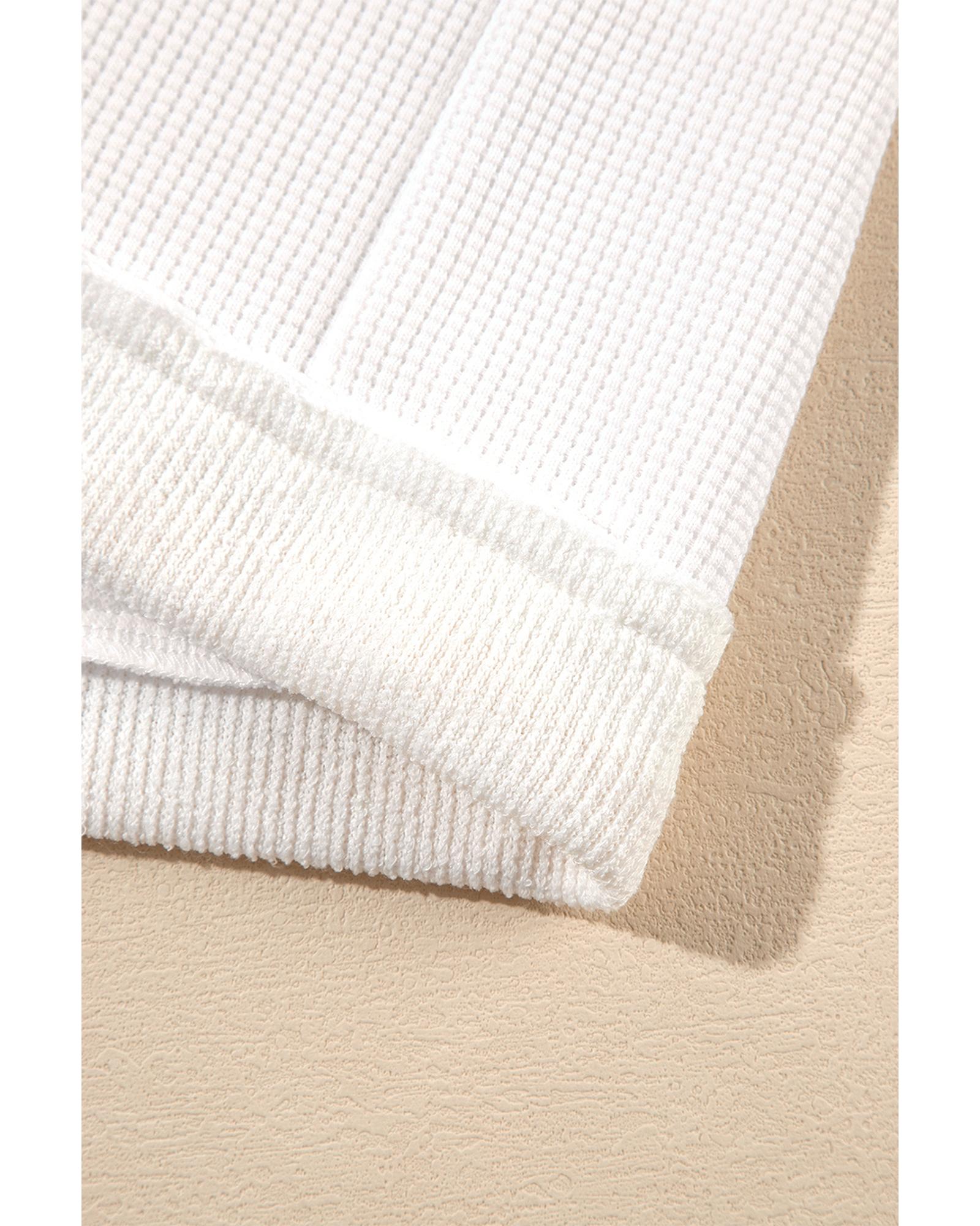 Beige Quilted Textured Patchwork Loose Fit Hooded Jacket - S