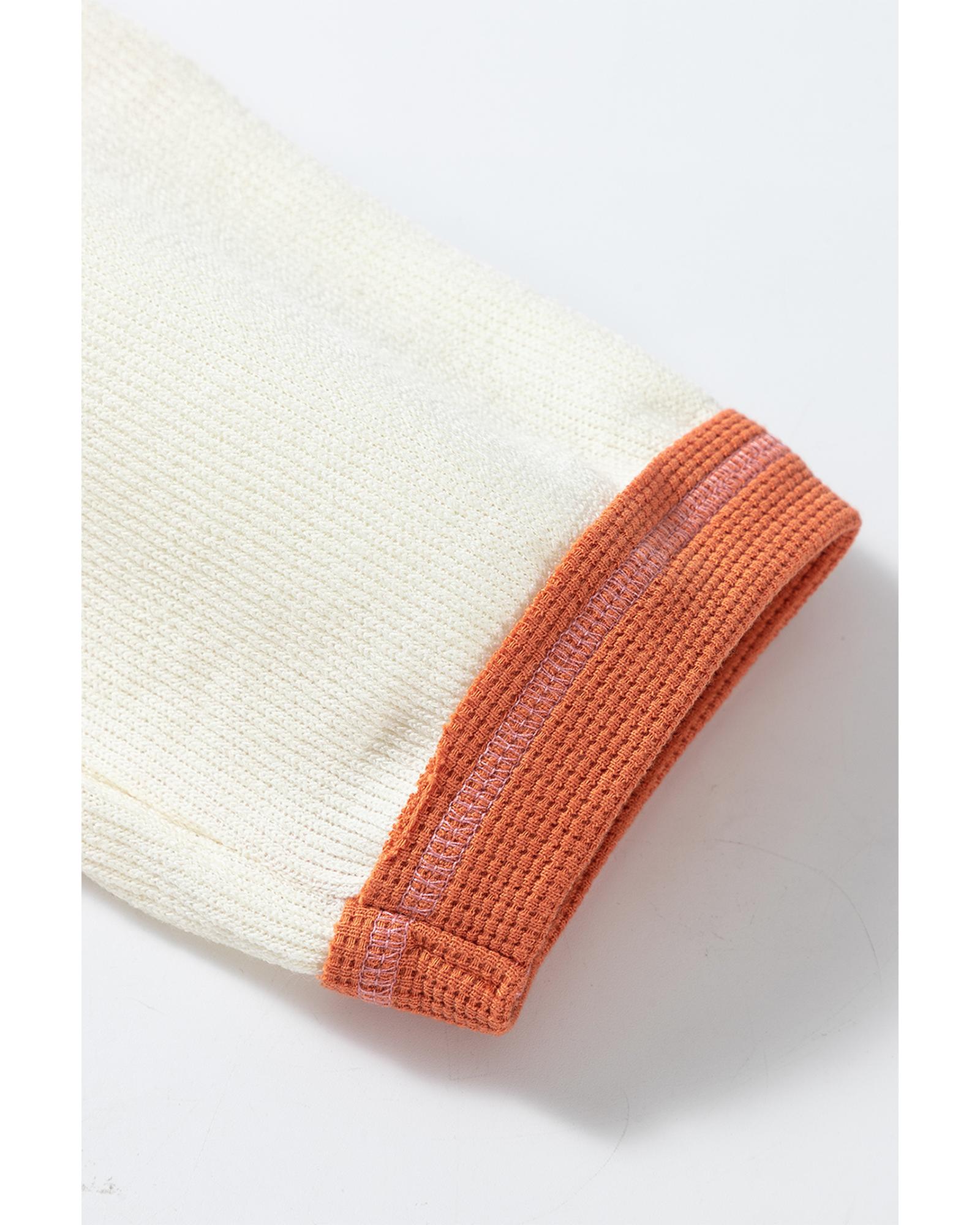 Coral Quilted Textured Patchwork Loose Fit Hooded Jacket - M