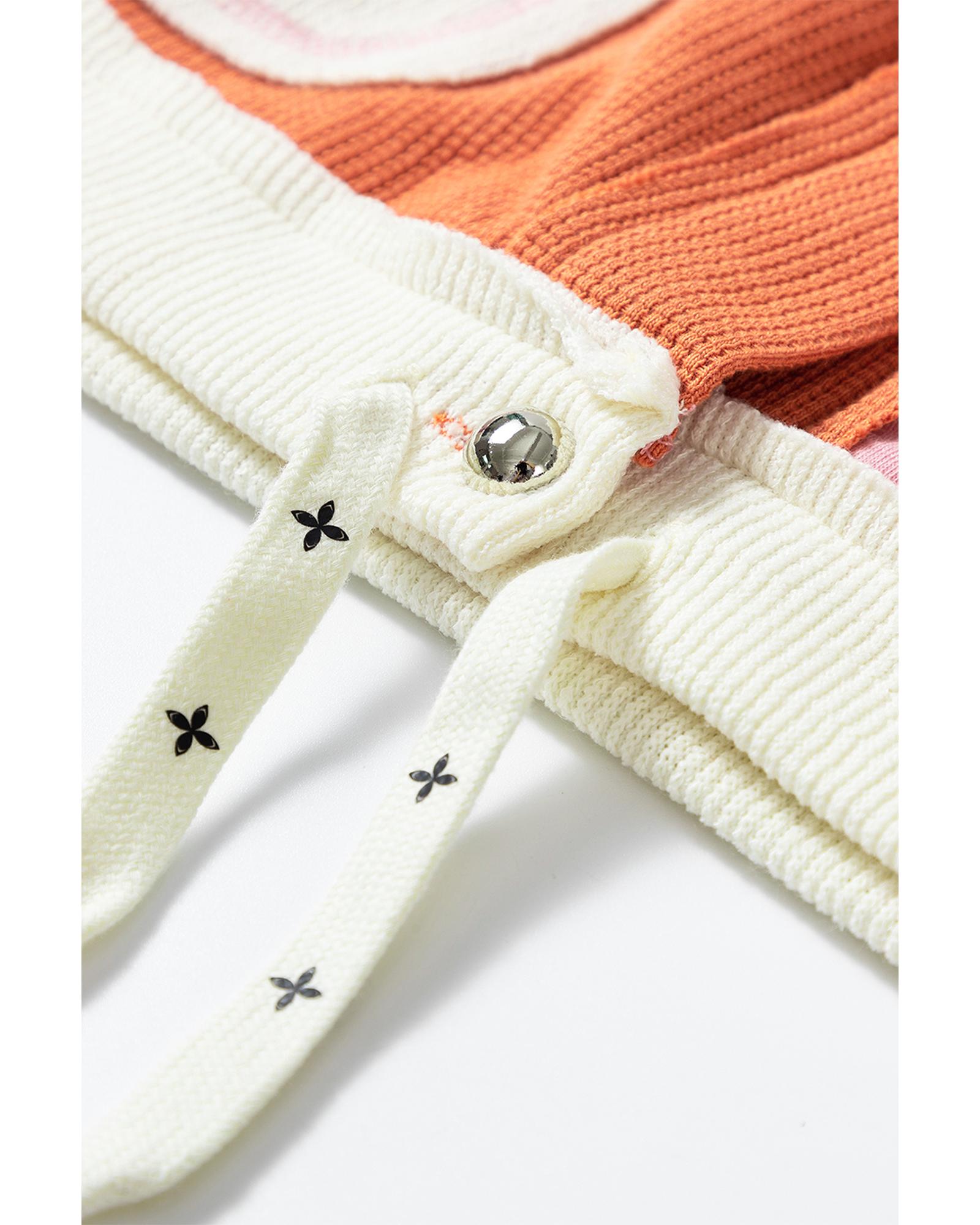 Coral Quilted Textured Patchwork Loose Fit Hooded Jacket - M