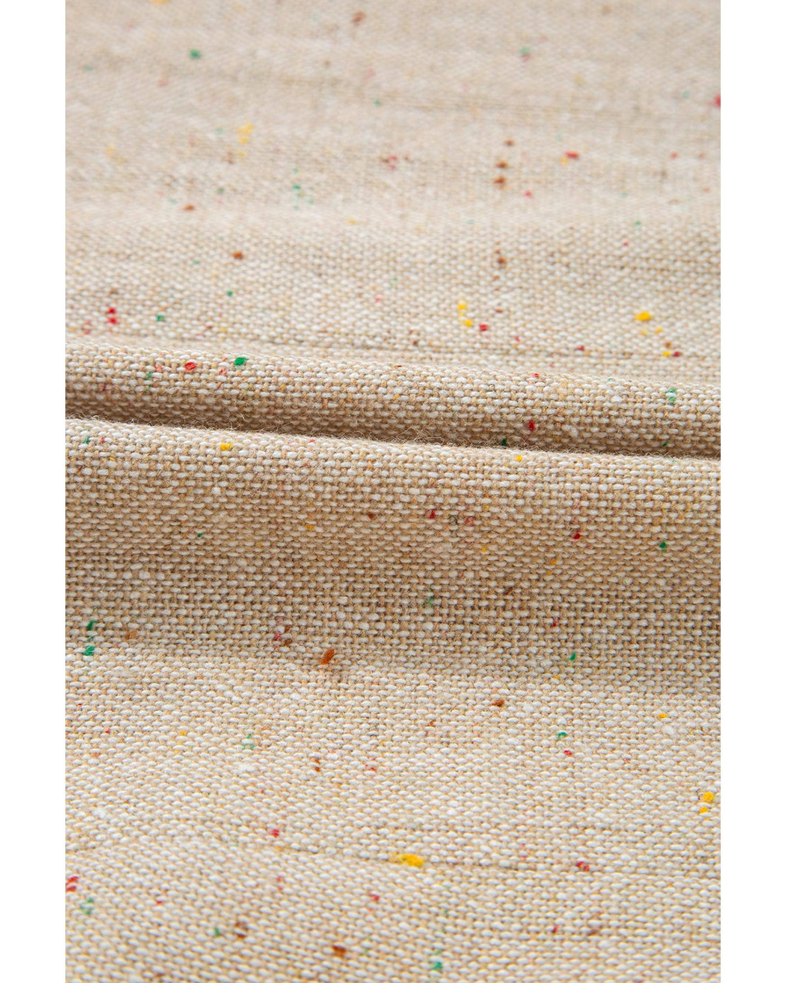 Oatmeal Single Breasted Elegant Suit Jacket - L