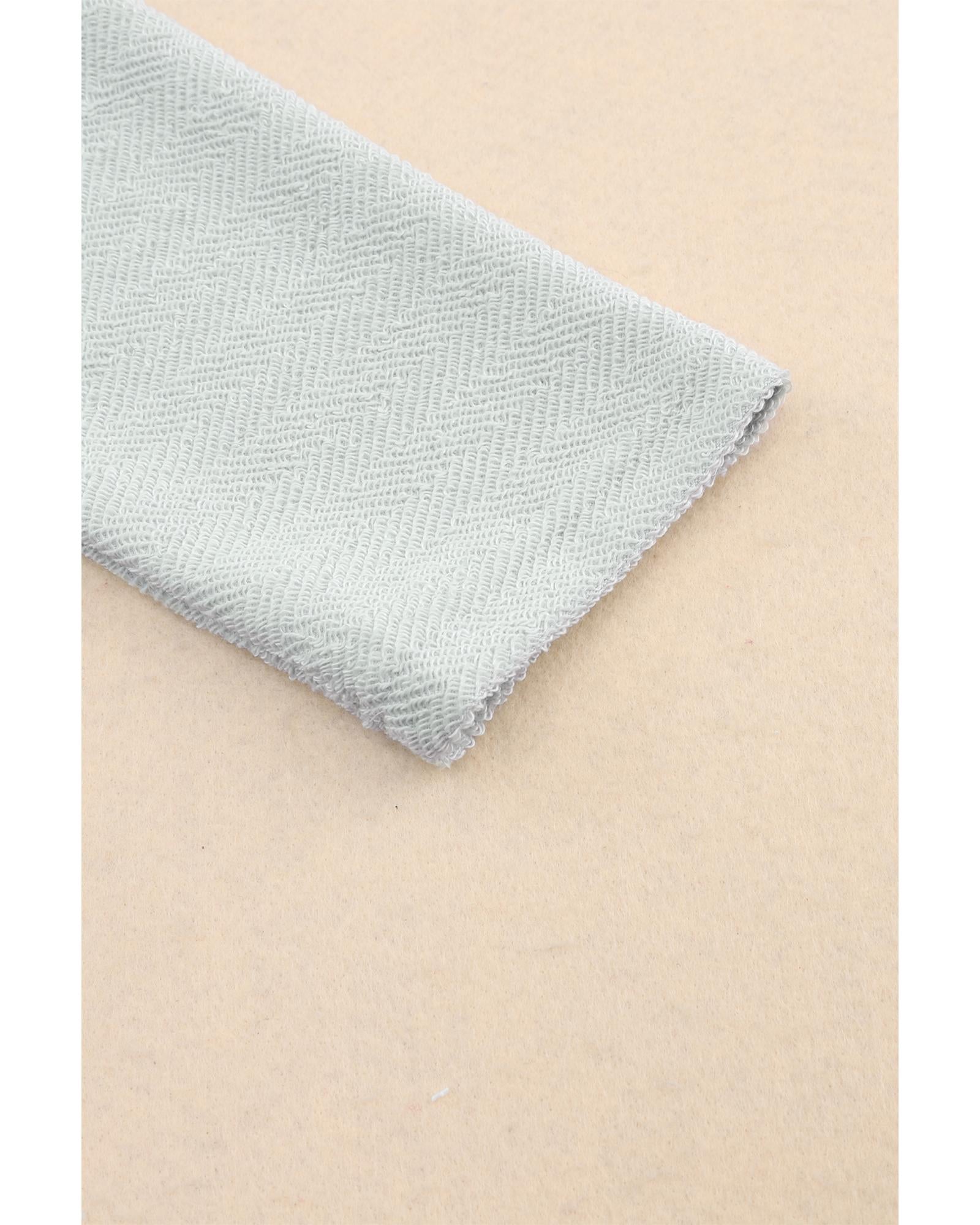 Azura Exchange Gray Contrast Flap Pockets Relaxed Shacket - 2XL