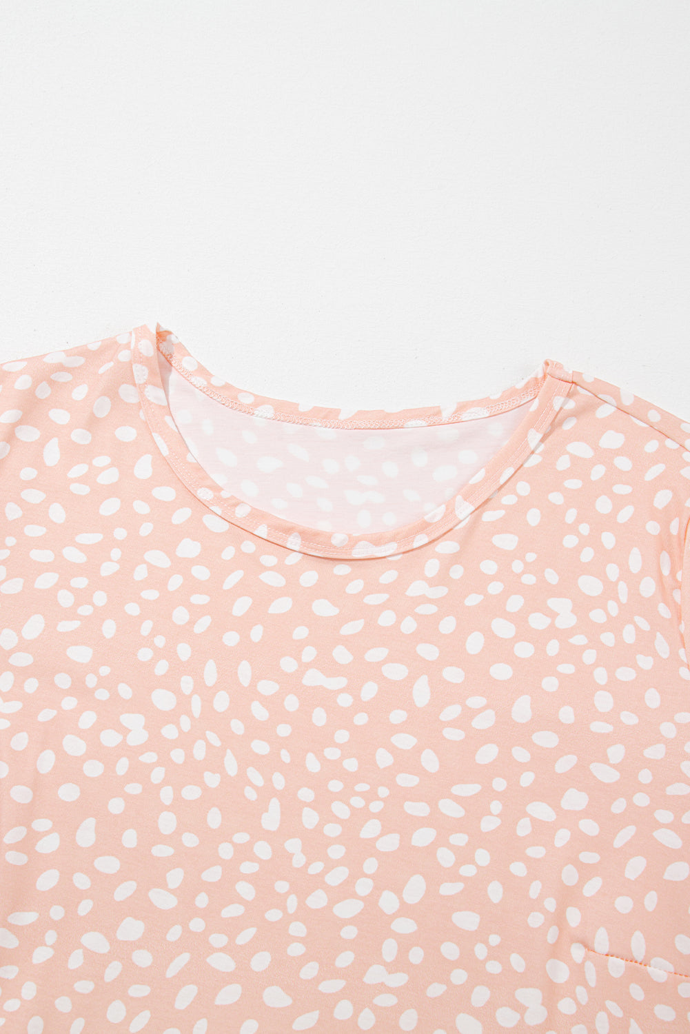 Pink Cheetah Print Tiered Ruffled Plus Size Dress - 2X