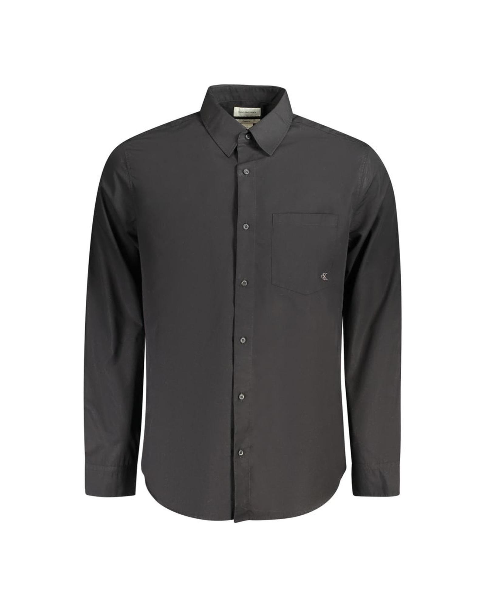 Calvin Klein Men's Black Cotton Shirt - M