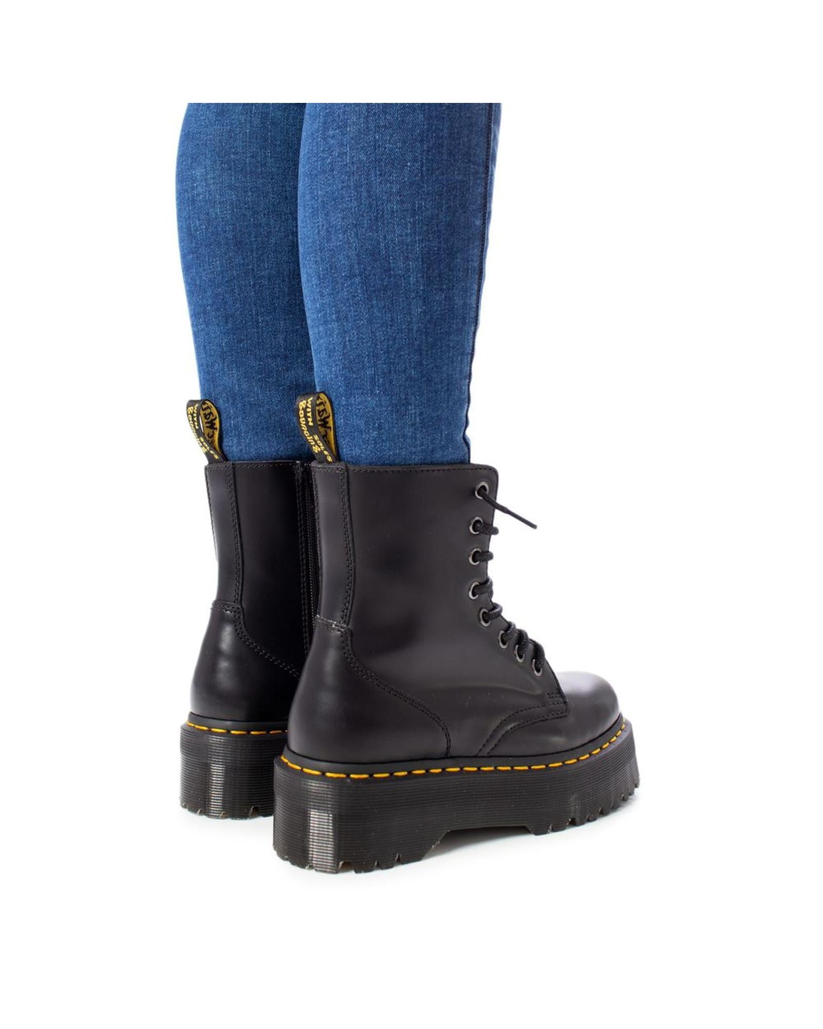 Dr Martens Women's Black Leather Boot - 41 EU