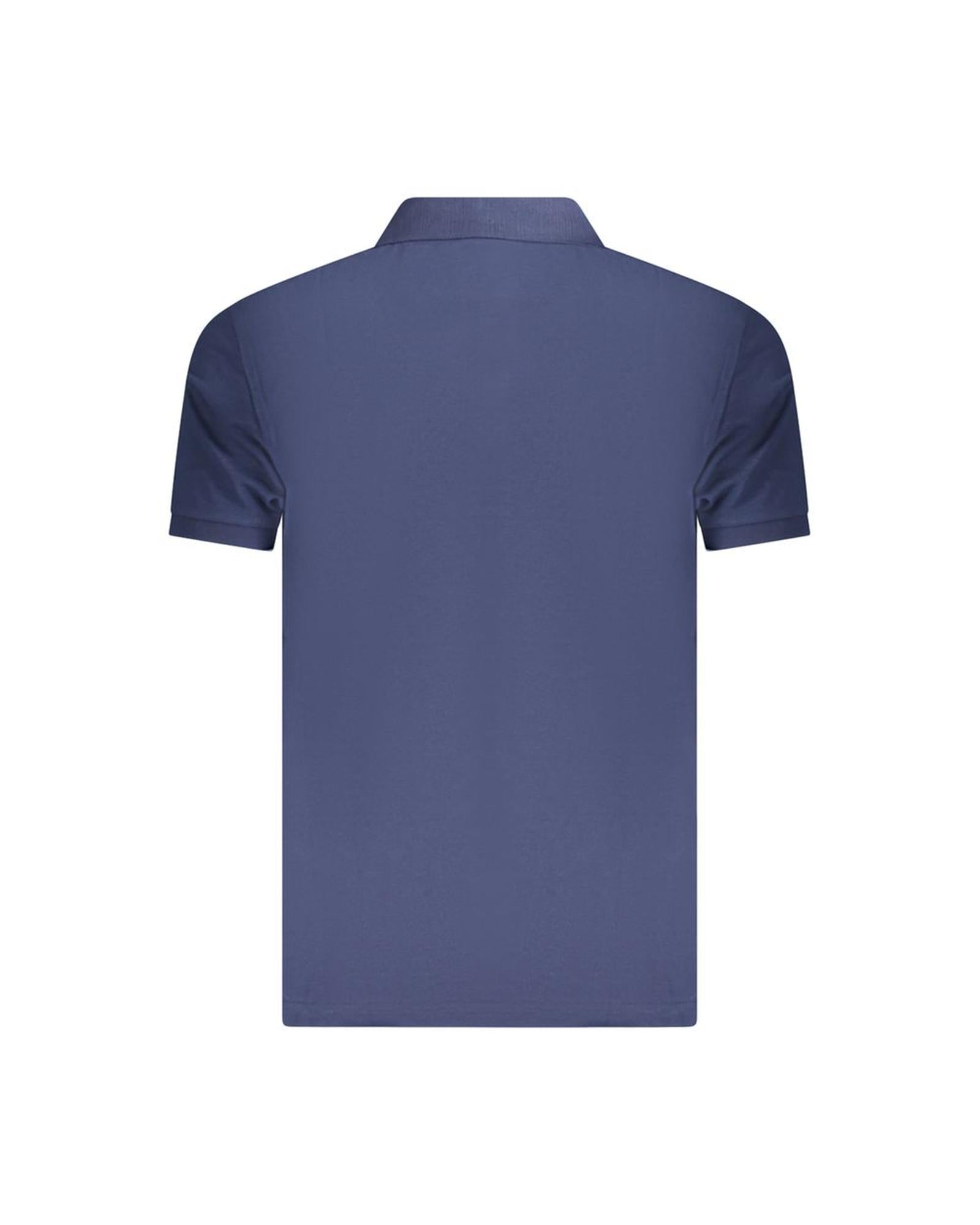 Fila Men's Blue Cotton  Polo Shirt - M
