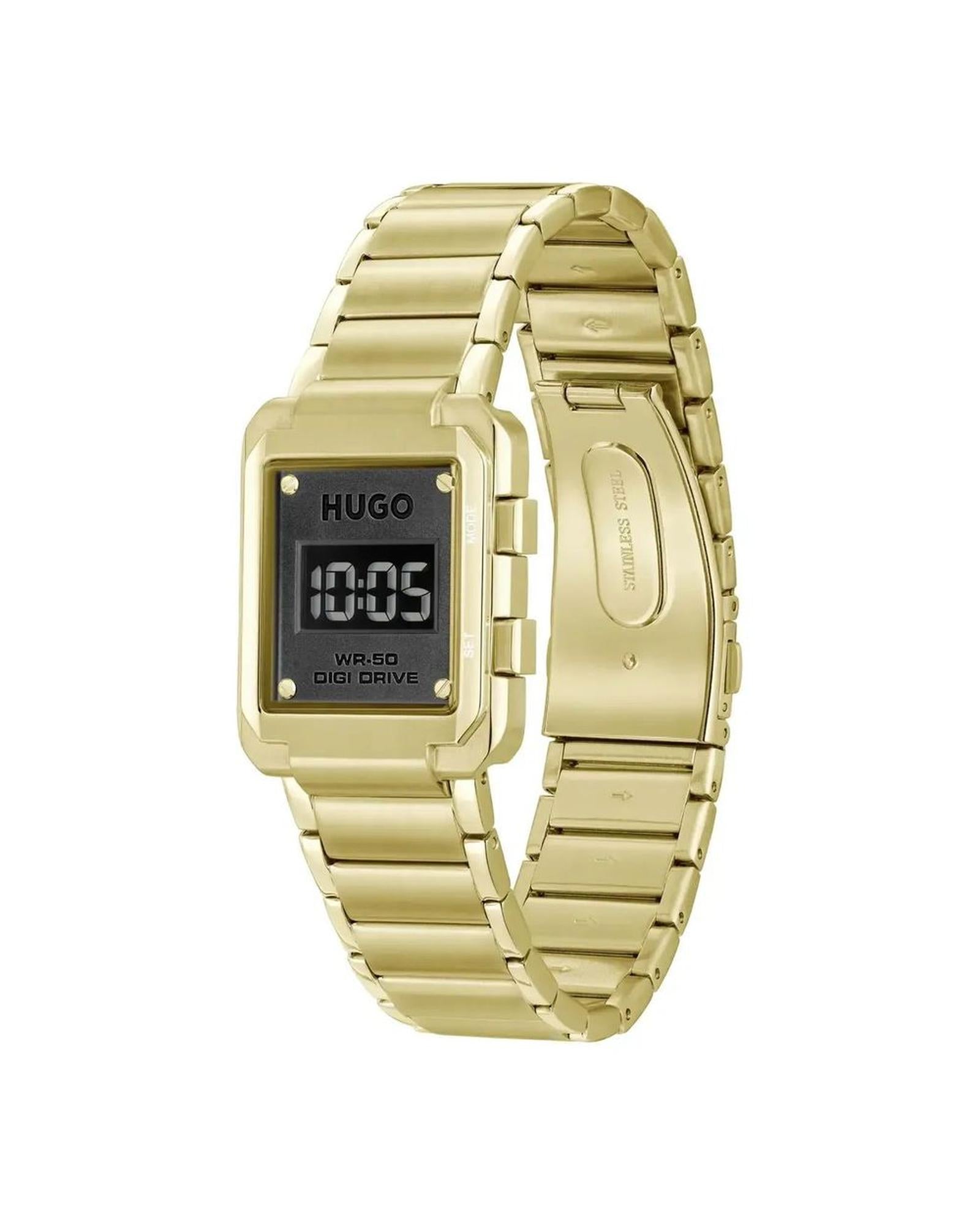 Hugo Boss Unisex's Gold Stainless Steel Stainless Steel Watch - One Size