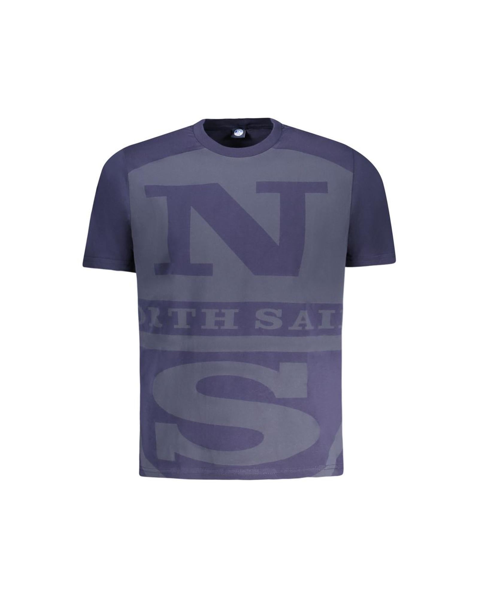 North Sails Men's Blue Cotton T-Shirt - S