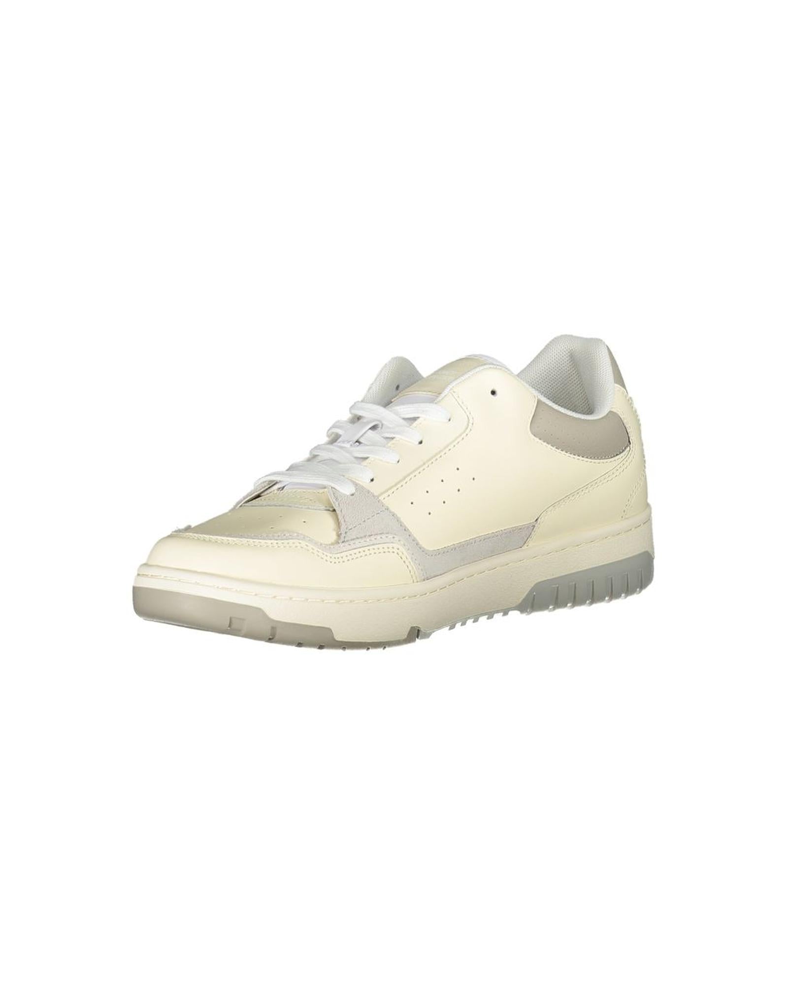 Tommy Hilfiger Men's Beige Polyester Sneaker - 45 EU