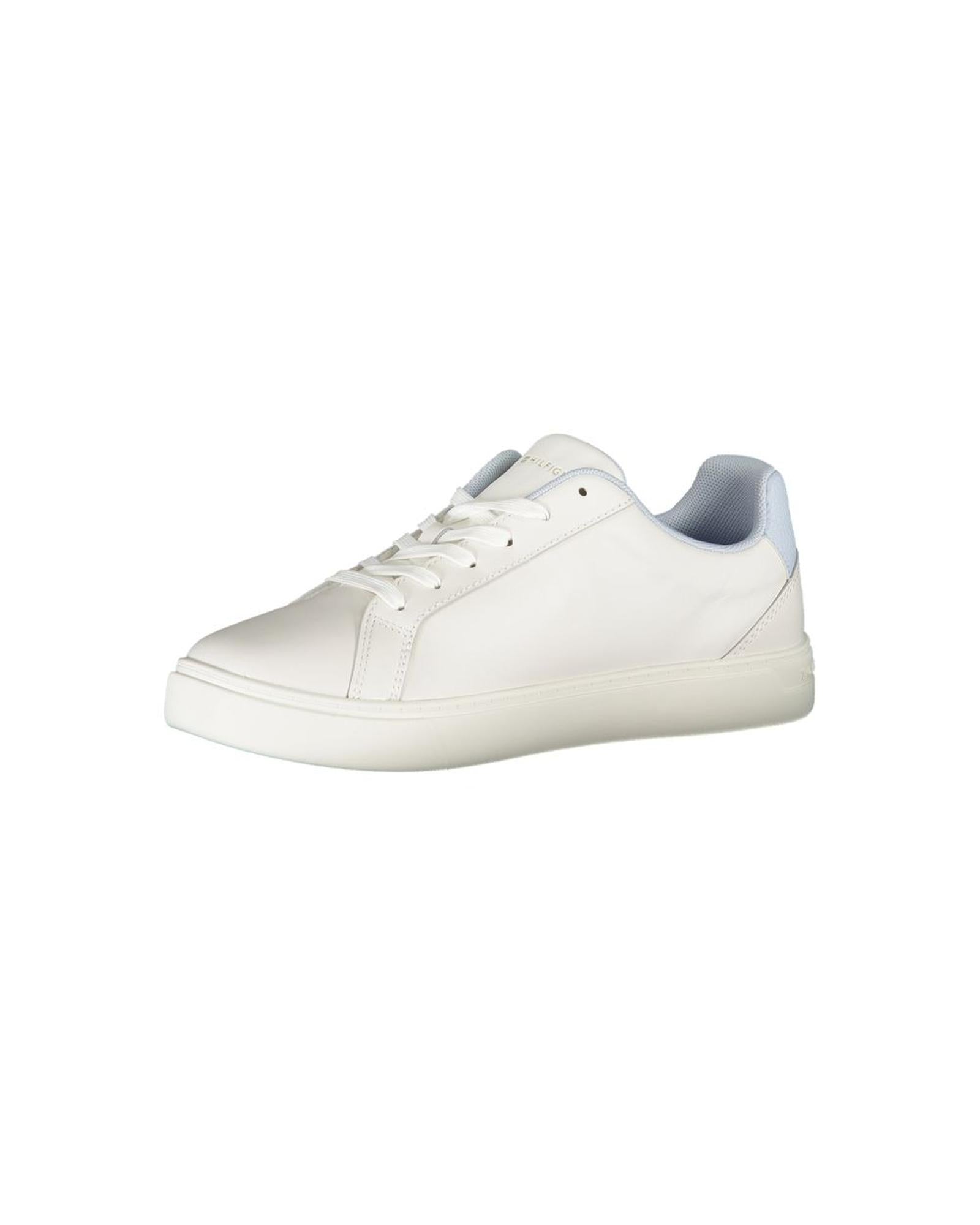 Tommy Hilfiger Women's White Polyester Sneaker - 39 EU