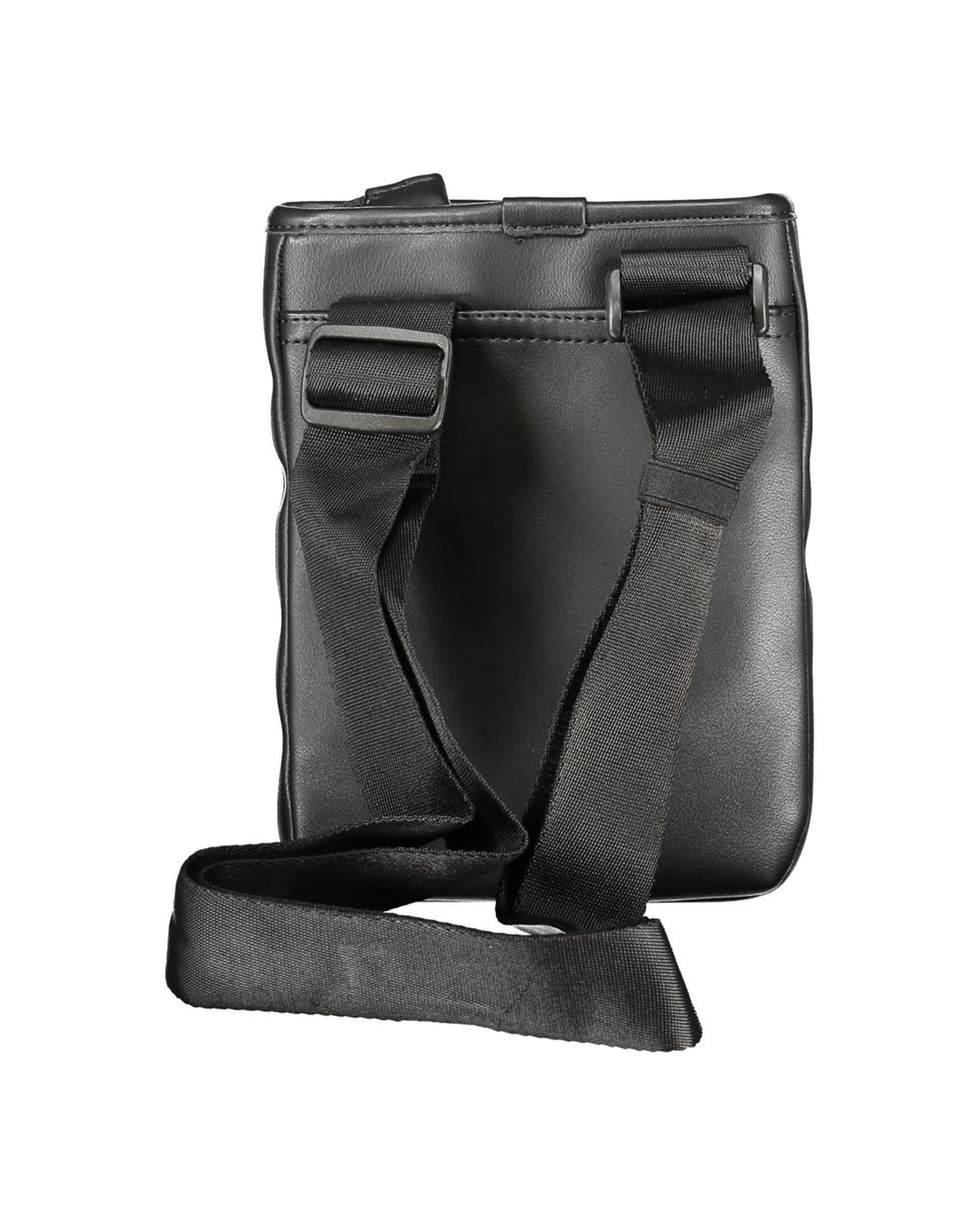 Tommy Hilfiger Men's Black Polyethylene Shoulder Bag - One Size