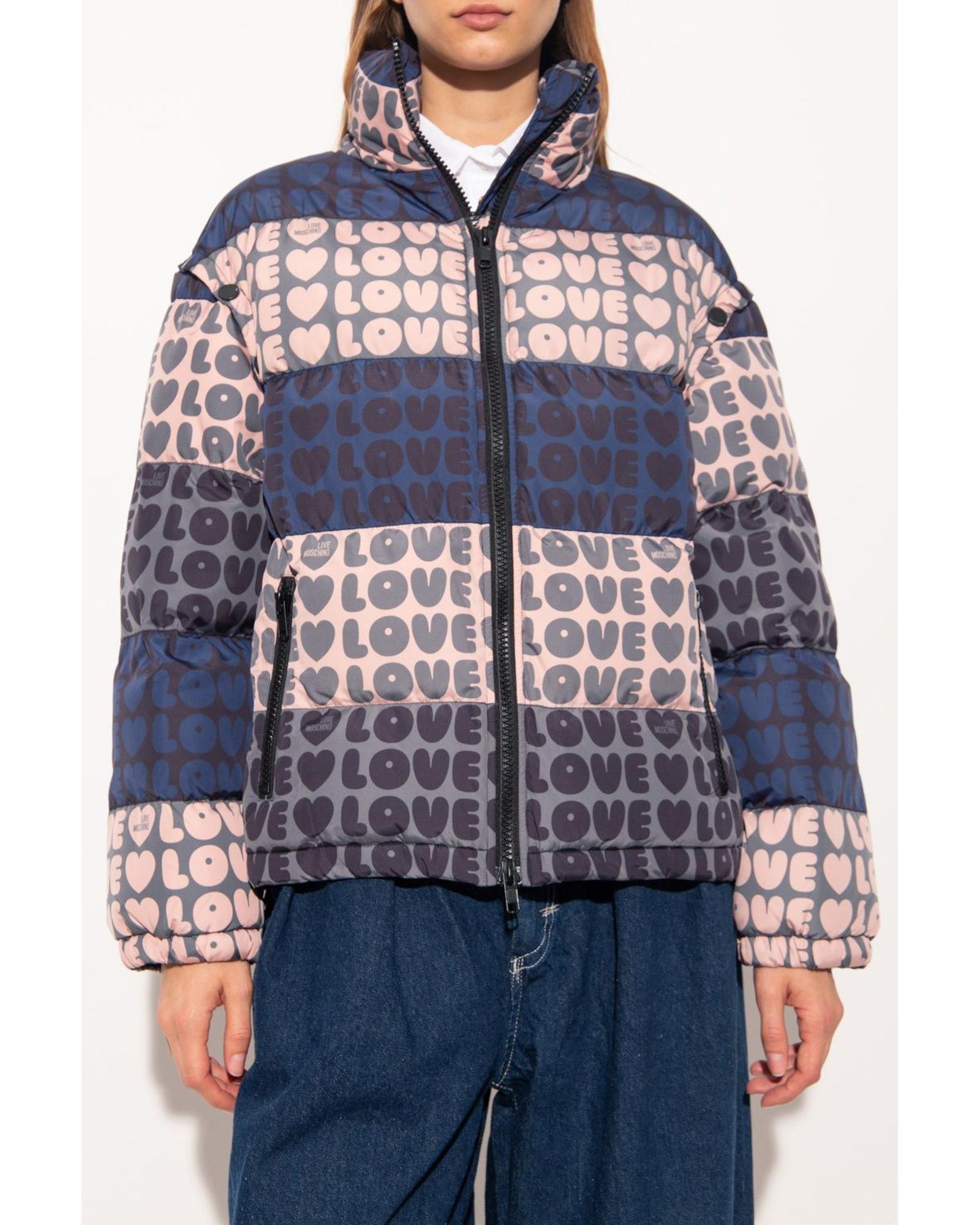 Logo Design Zip Closure Jacket 44 IT Women