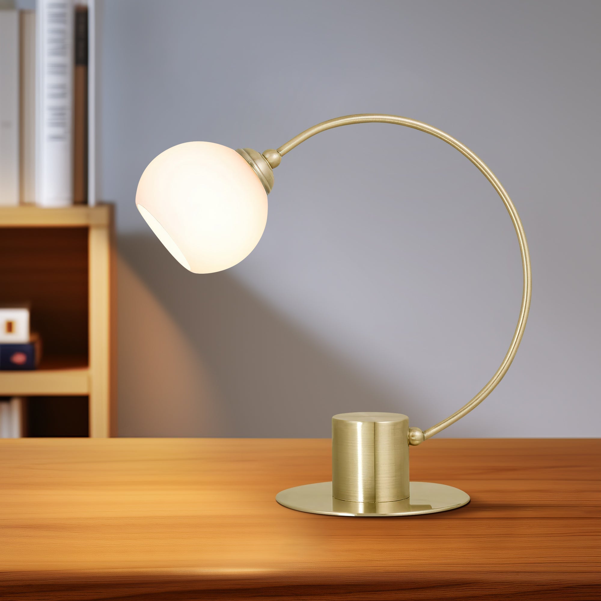 Penelope Touch Table Lamp - Antique Brass