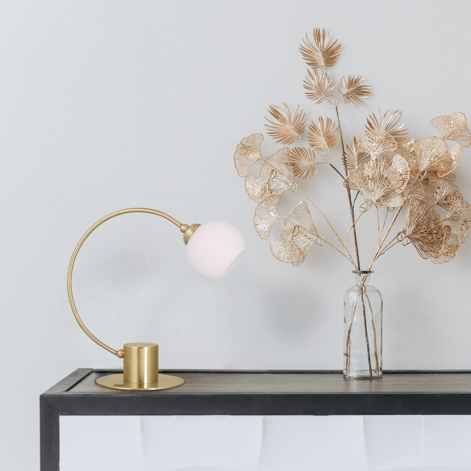 Penelope Touch Table Lamp - Antique Brass
