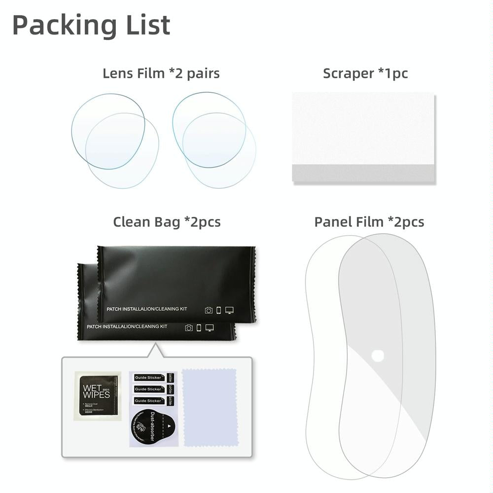 Pico 4 Vr Lens Panel Film Set - 2 Pairs