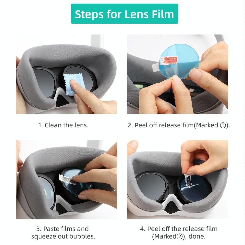 Pico 4 Vr Lens Panel Film Set - 2 Pairs