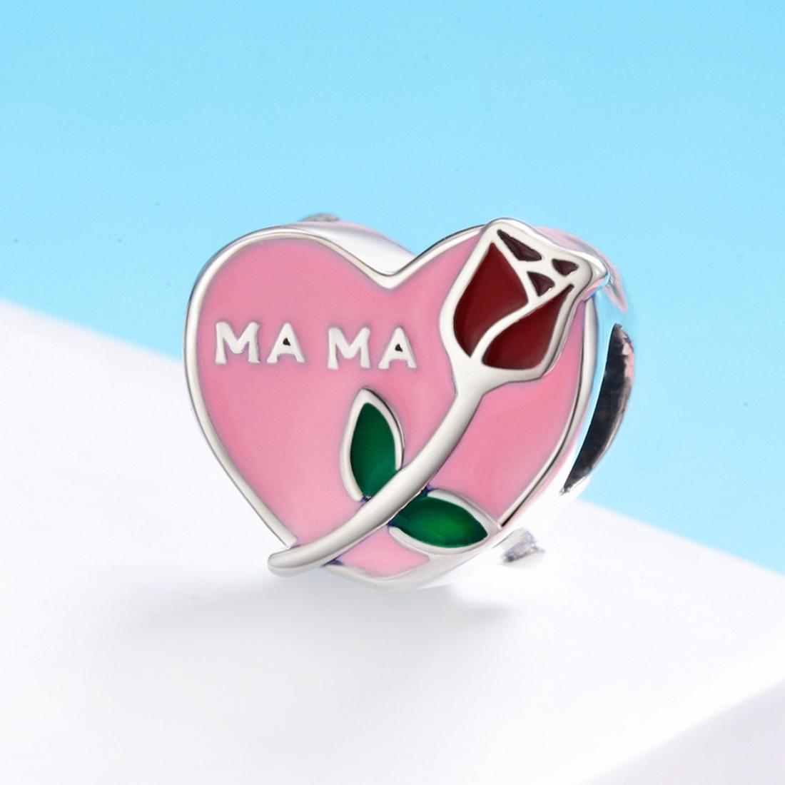 925 Sterling Silver Platinum Plated Pendant Beads