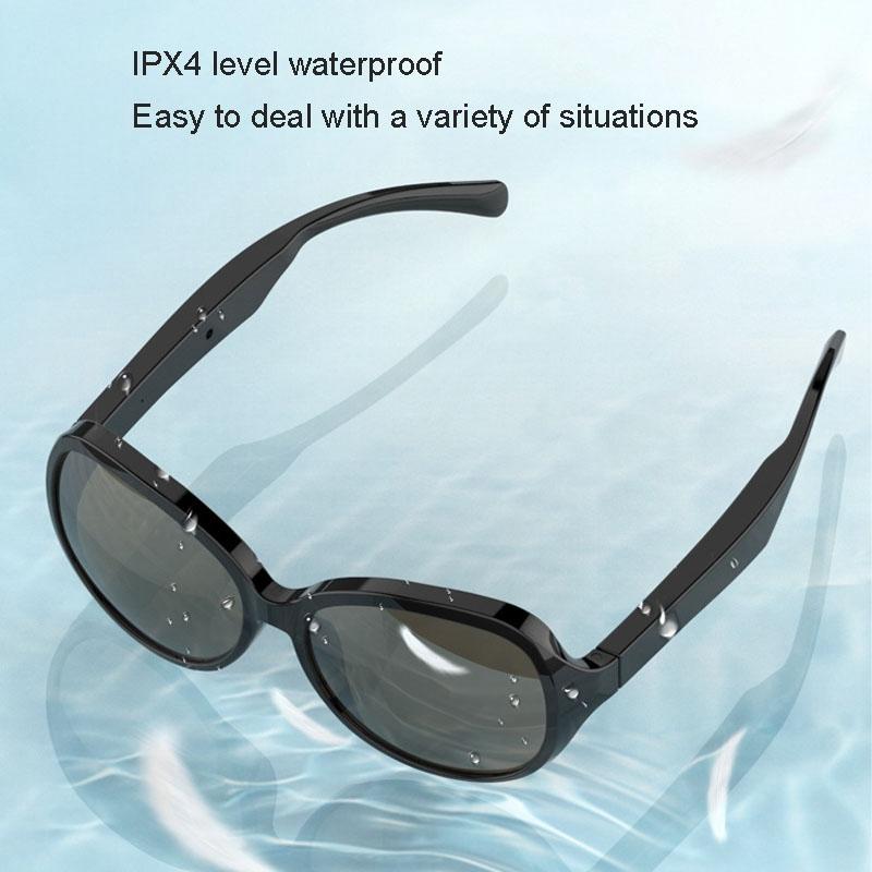 Bluetooth 5.3 Smart Sunglasses with Wireless Headset and Anti-glare Protection