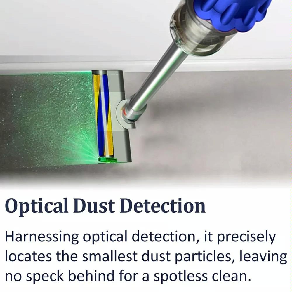 Green Light Dust Display Vacuum Brush Head - For Dyson Gen5