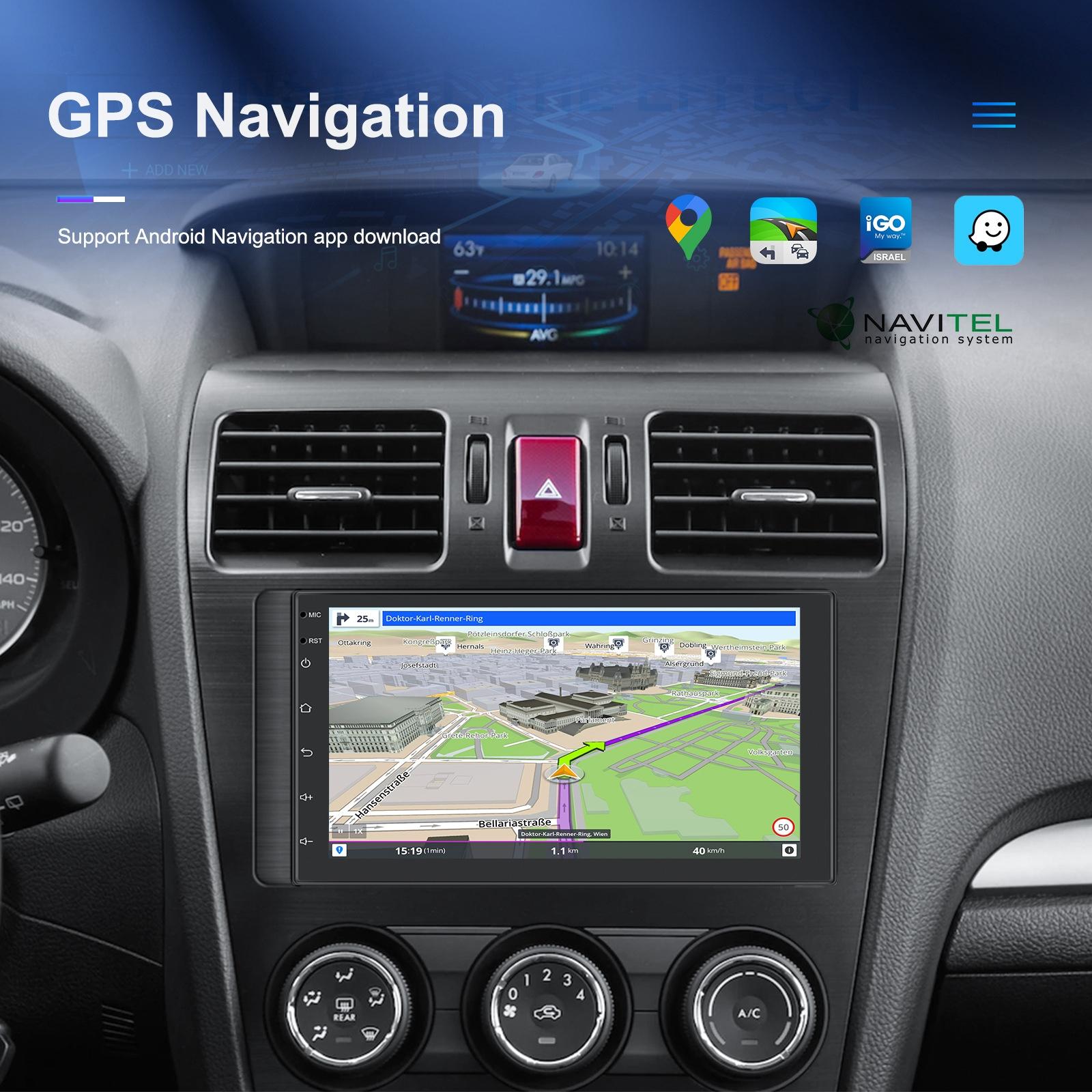 7 Inch Android 11 Carplay Navigation Player - 2 + 32G