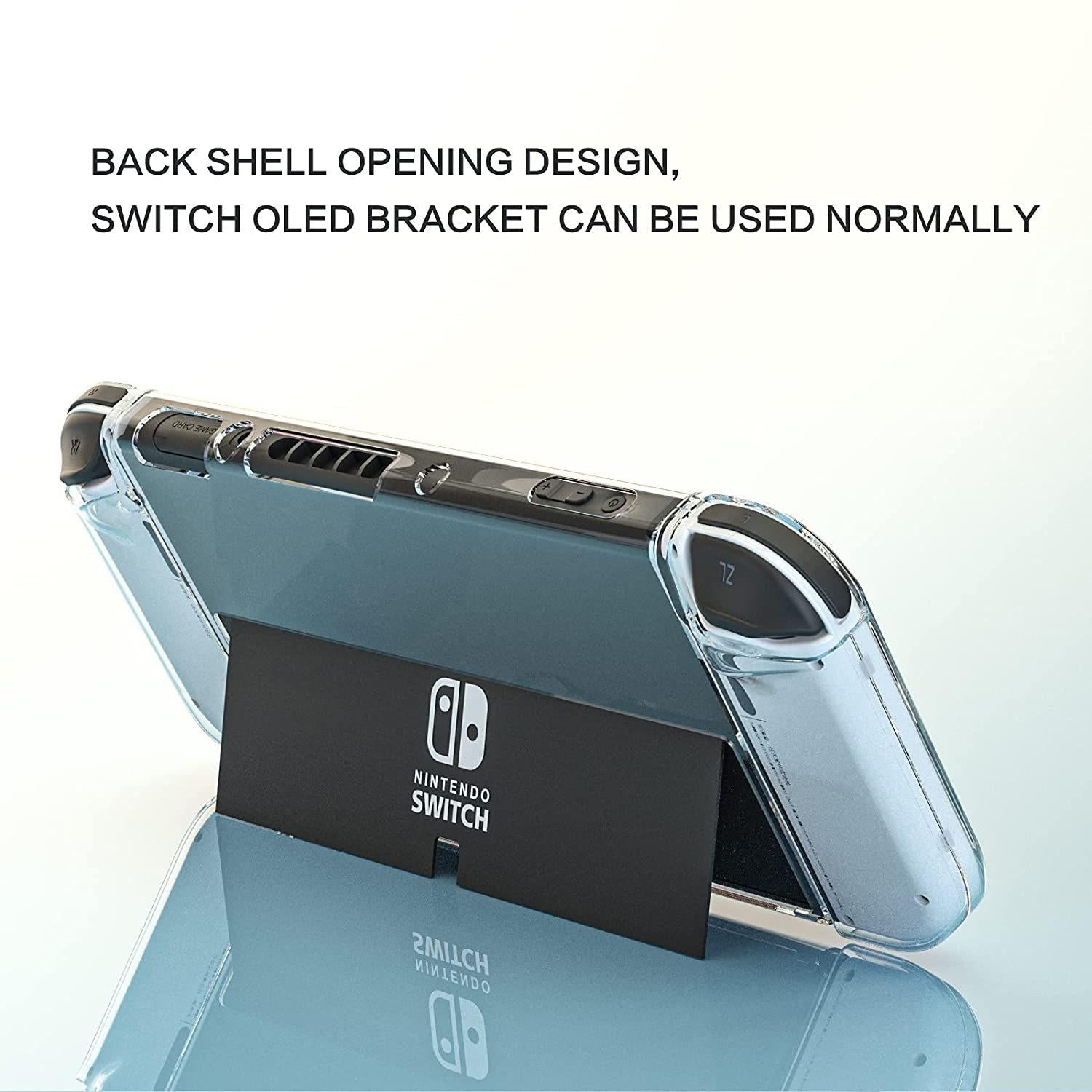 Oled Switch Bundle with Case Film Bag and Caps