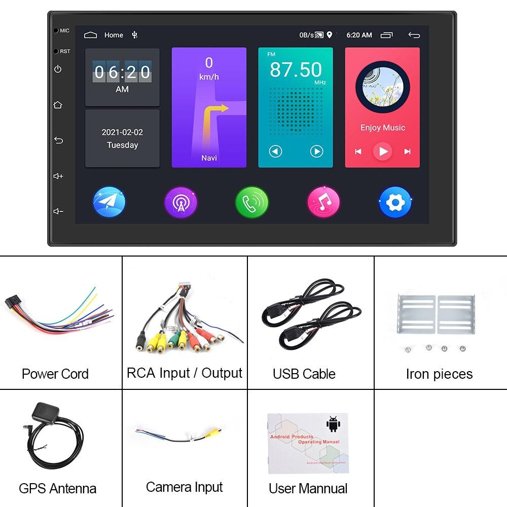 10 Inch Android Wifi Car Navigation Reversing Video Player - 2 + 32G