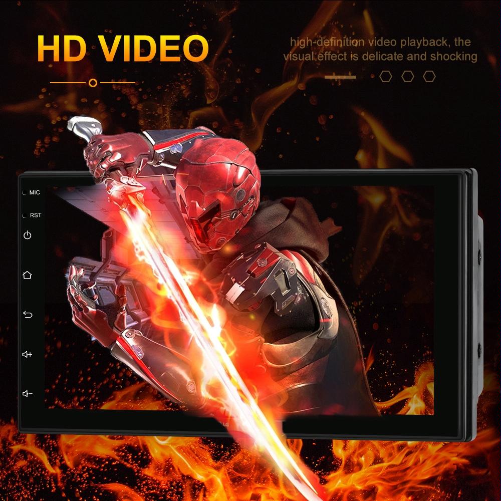7 Inch Touch Dual Ingot Mp5 Bluetooth Player - Universal Style Touch Button Colour Standard