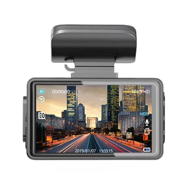 Hd Dual Camera Car Recorder with Infrared Night Vision - F9