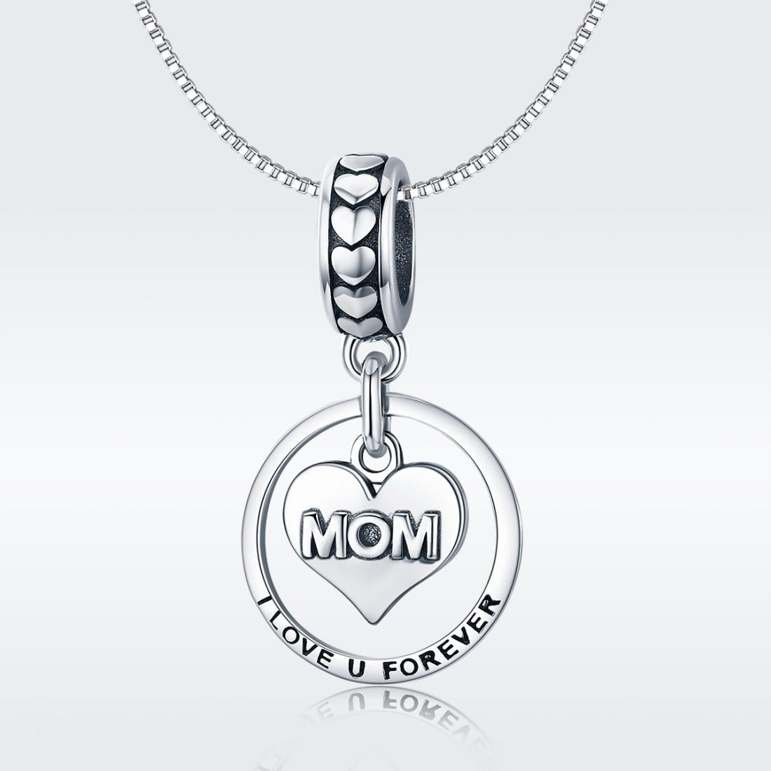 925 Sterling Silver Mothers Love Bead Bracelet Set Perfect For Mother'S Day Style - Bead + Necklace