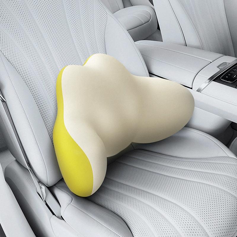 Multi-Function Lumbar Massager Hot Waist Massage Pillow Gray - Charging Model Gray