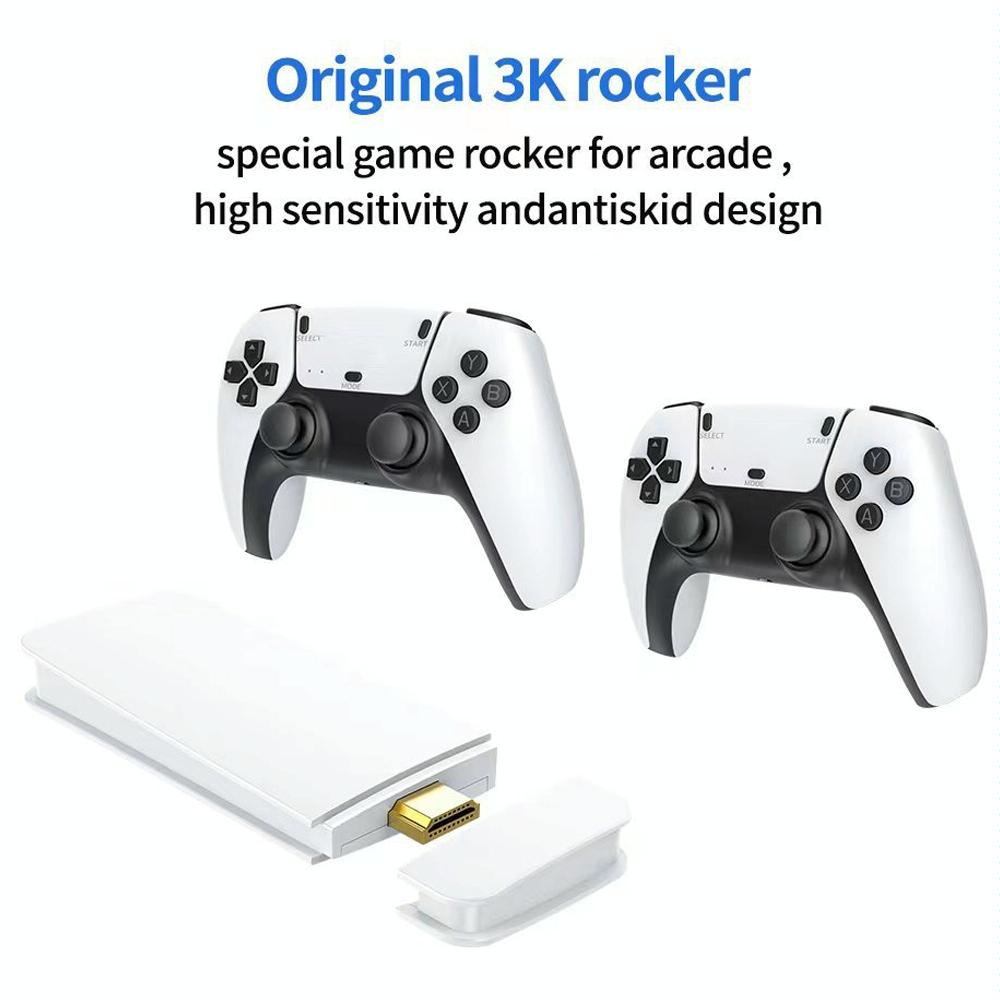 4K Dual Handle Game Console With 30K Games Hdmi And 128G Storage - M15 128G 30000 Games